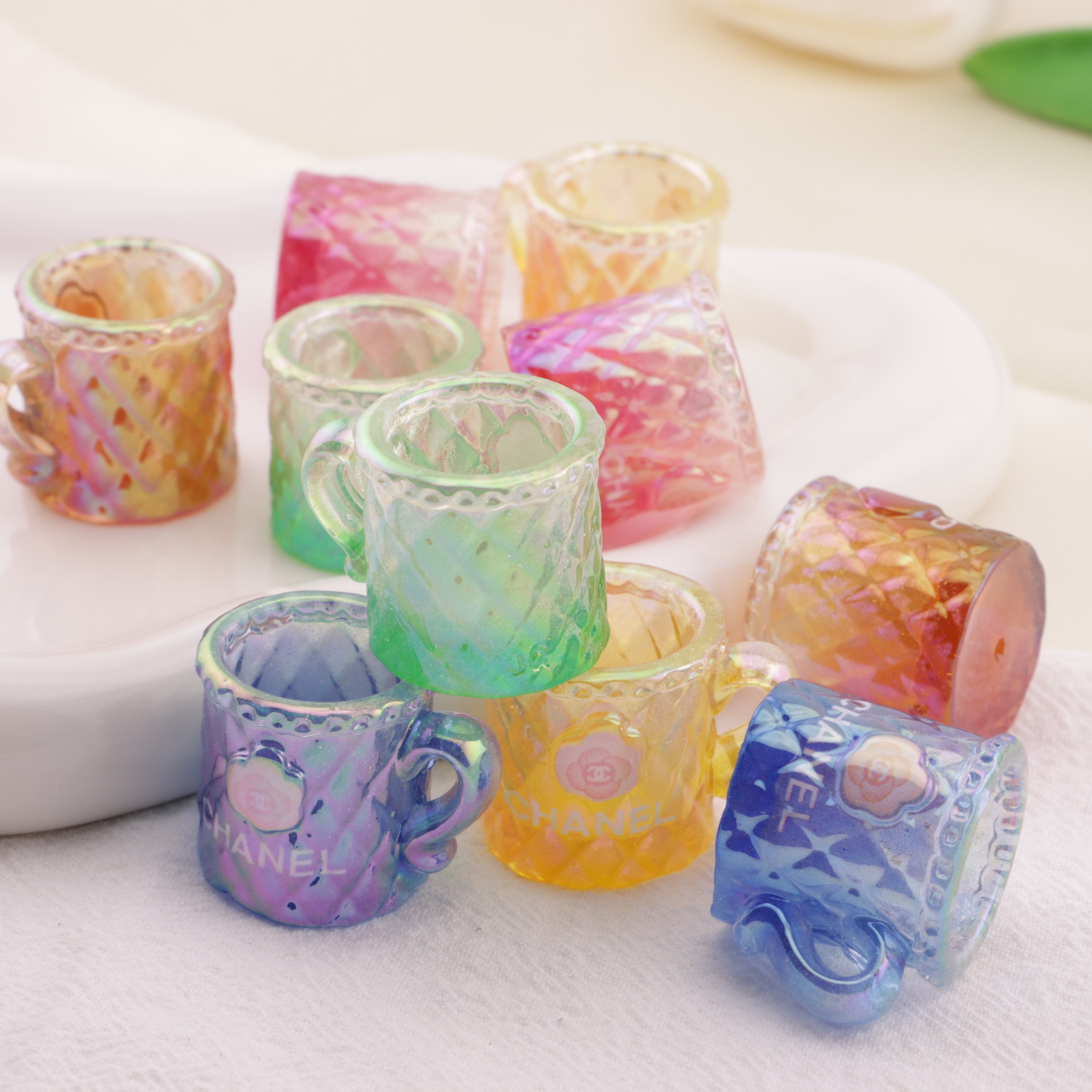 FS6434- Approximately 22×22×29mm CC Resin Cup Zoe's DIY Shop