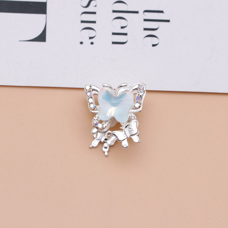 FS4844- Approximately 2×1.8×1.6 Cm Butterfly Alloy Beads Four - Way Connector