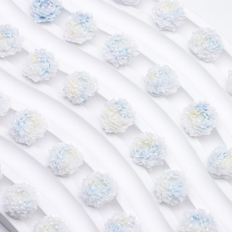 FS5369- 14mm Peony Soft Flower Charms Luminous