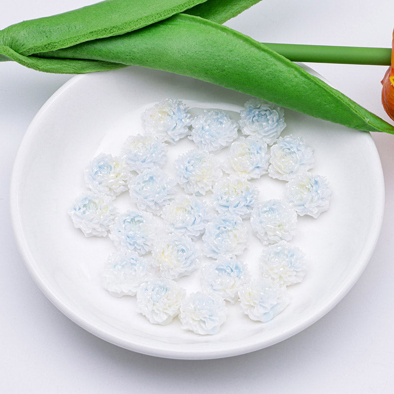 FS5369- 14mm Peony Soft Flower Charms Luminous