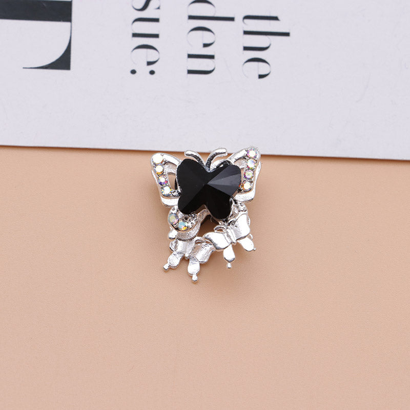 FS4844- Approximately 2×1.8×1.6 Cm Butterfly Alloy Beads Four - Way Connector