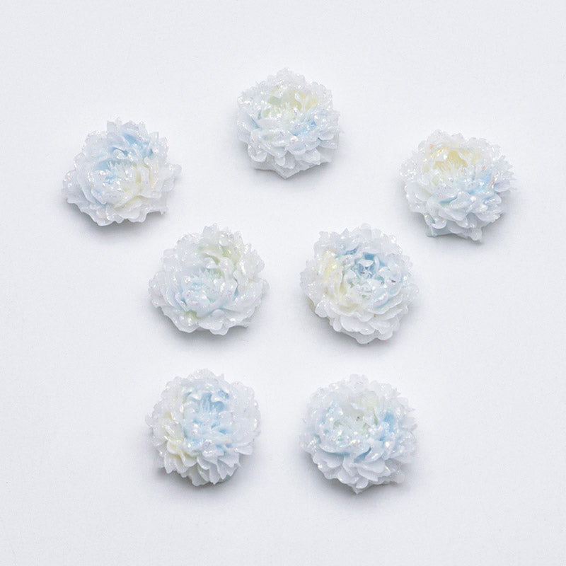 FS5369- 14mm Peony Soft Flower Charms Luminous