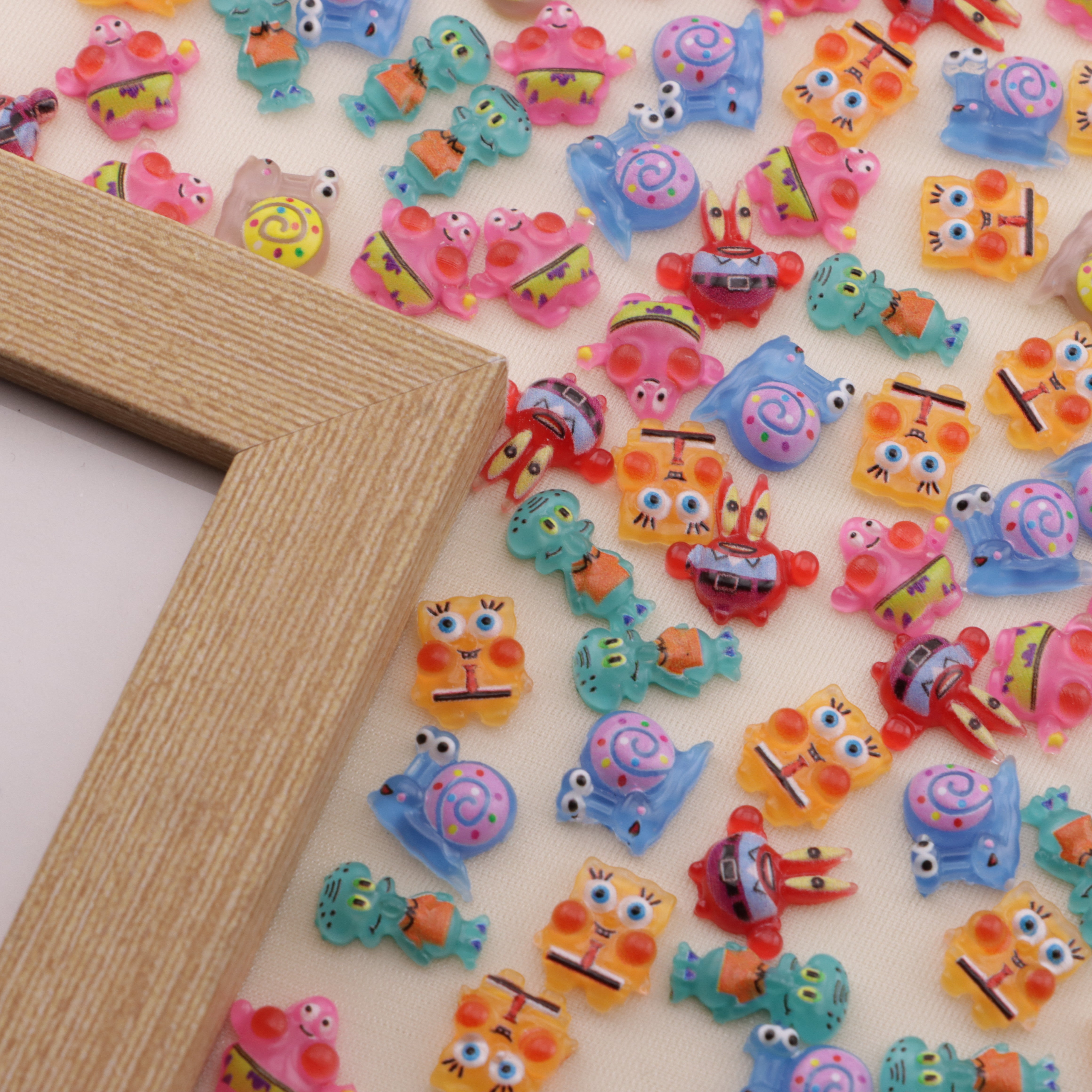 FS6509- Approximately 12Mm SpongeBob Series Nail Stickers Zoe's DIY Shop