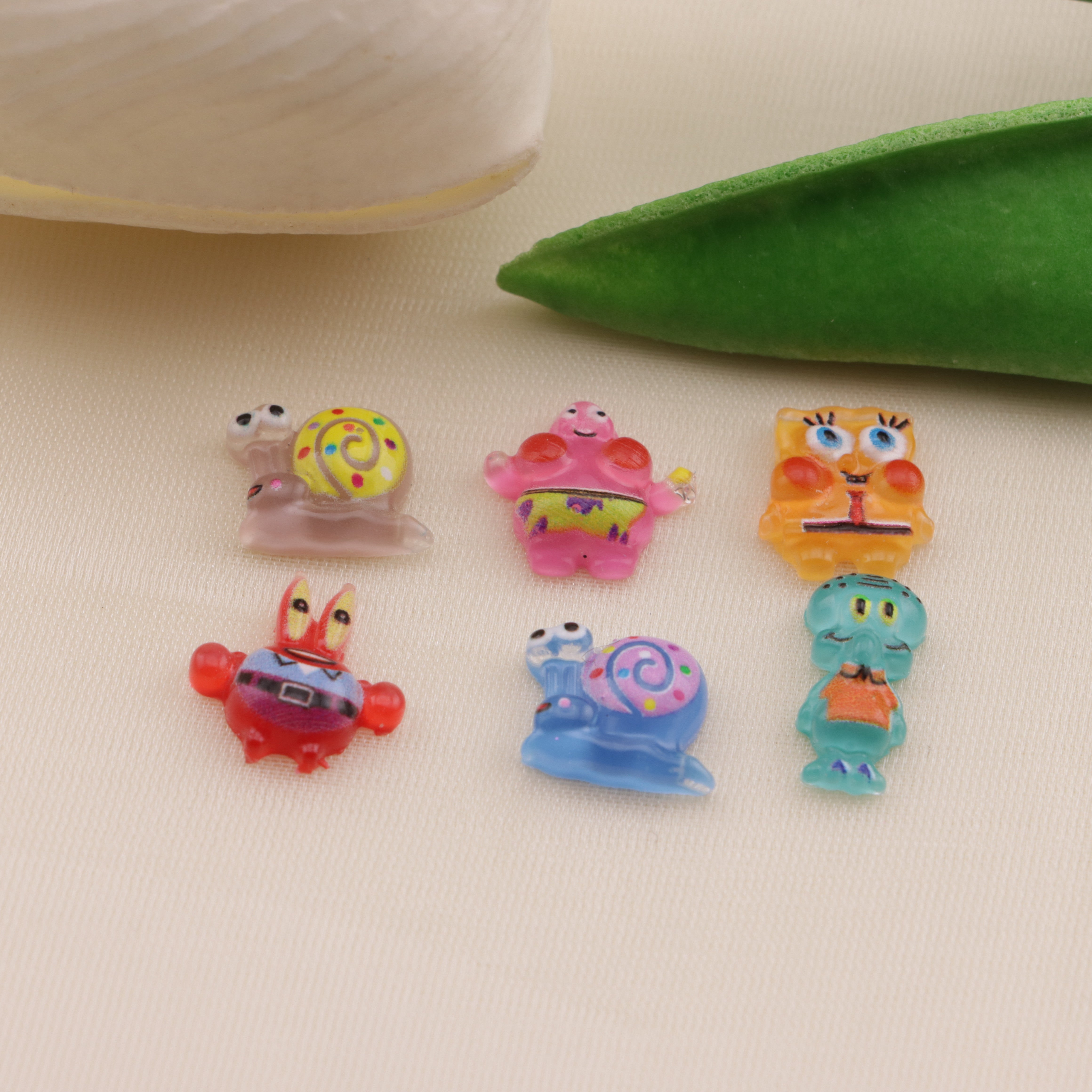 FS6509- Approximately 12Mm SpongeBob Series Nail Stickers Zoe's DIY Shop