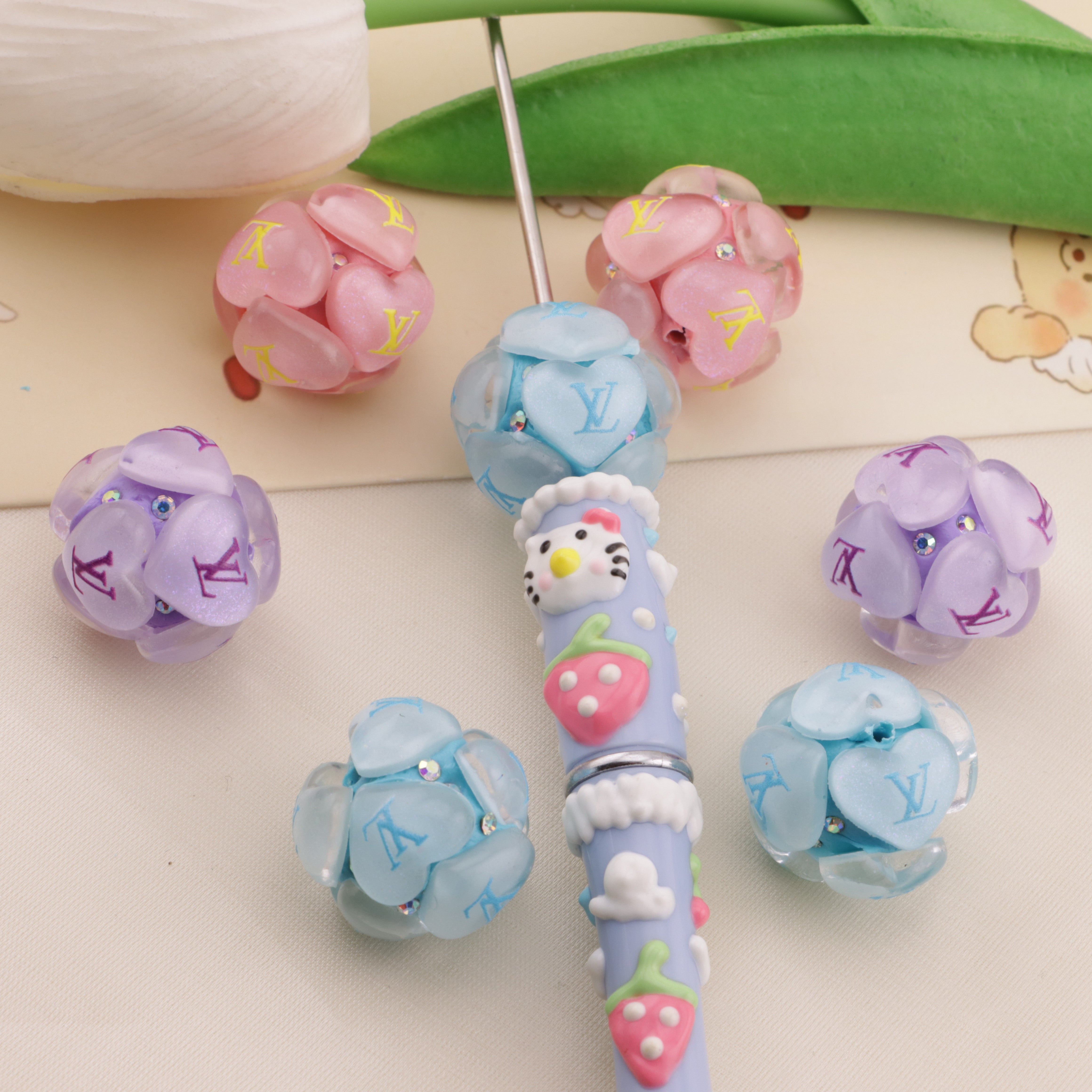 FS6494- 20Mm LV Clay Beads Zoe's DIY Shop