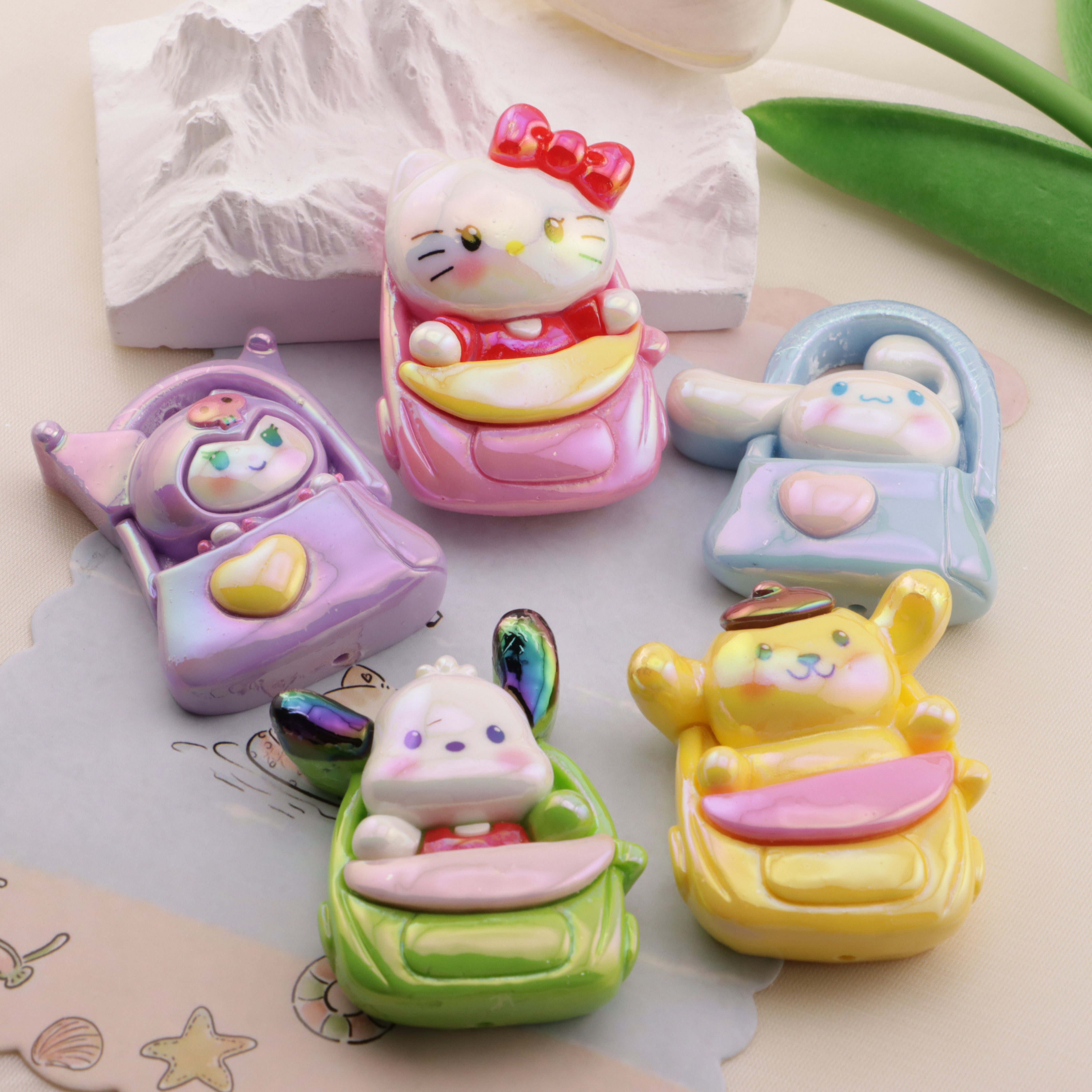 FS6565-  UV Sanrio Handbag Beads Fit For Pen Fit For Pen Zoe's DIY Shop