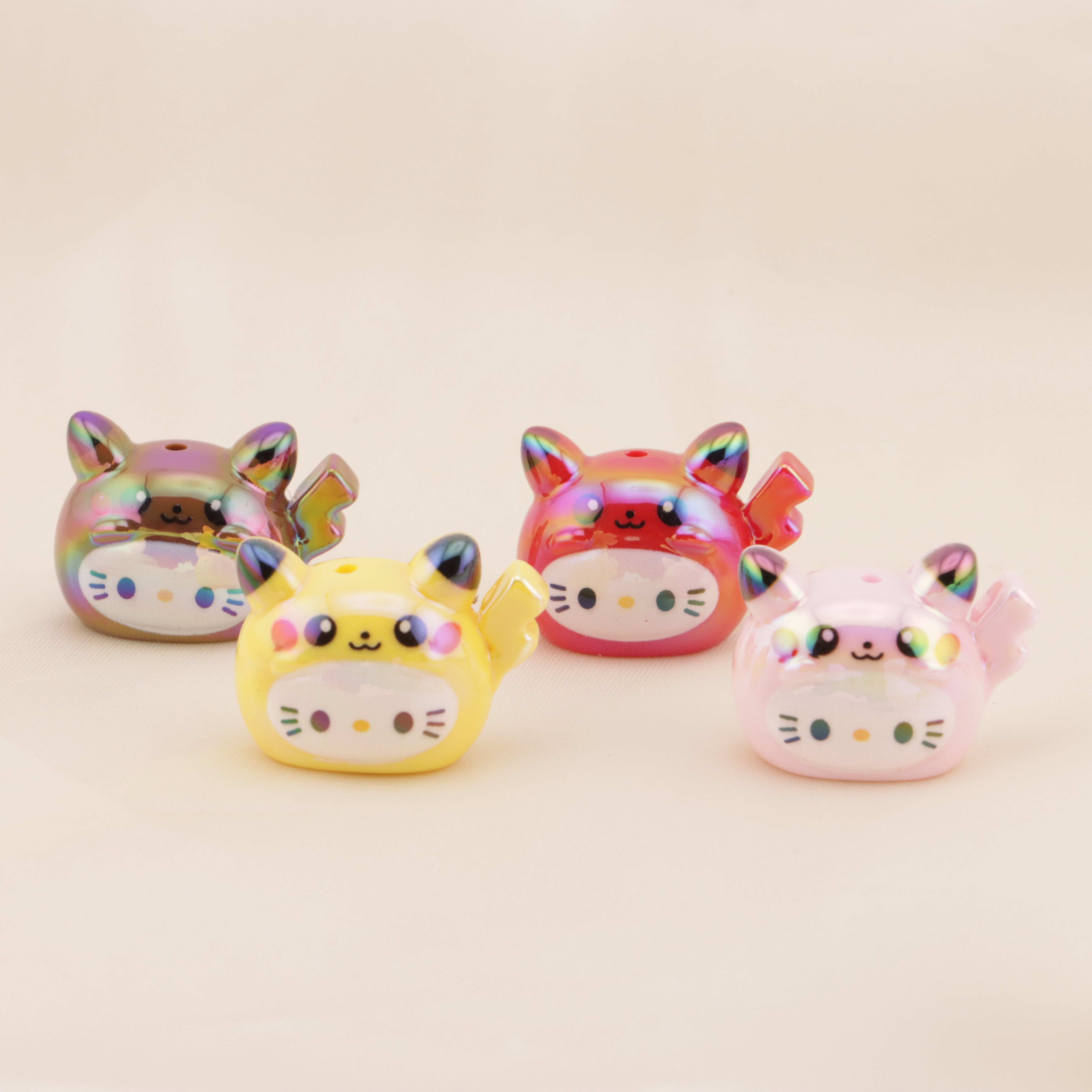 FS6566- About 29*22mm UV HK Kitty Pikachu Beads  Beads Fit For Pen Zoe's DIY Shop