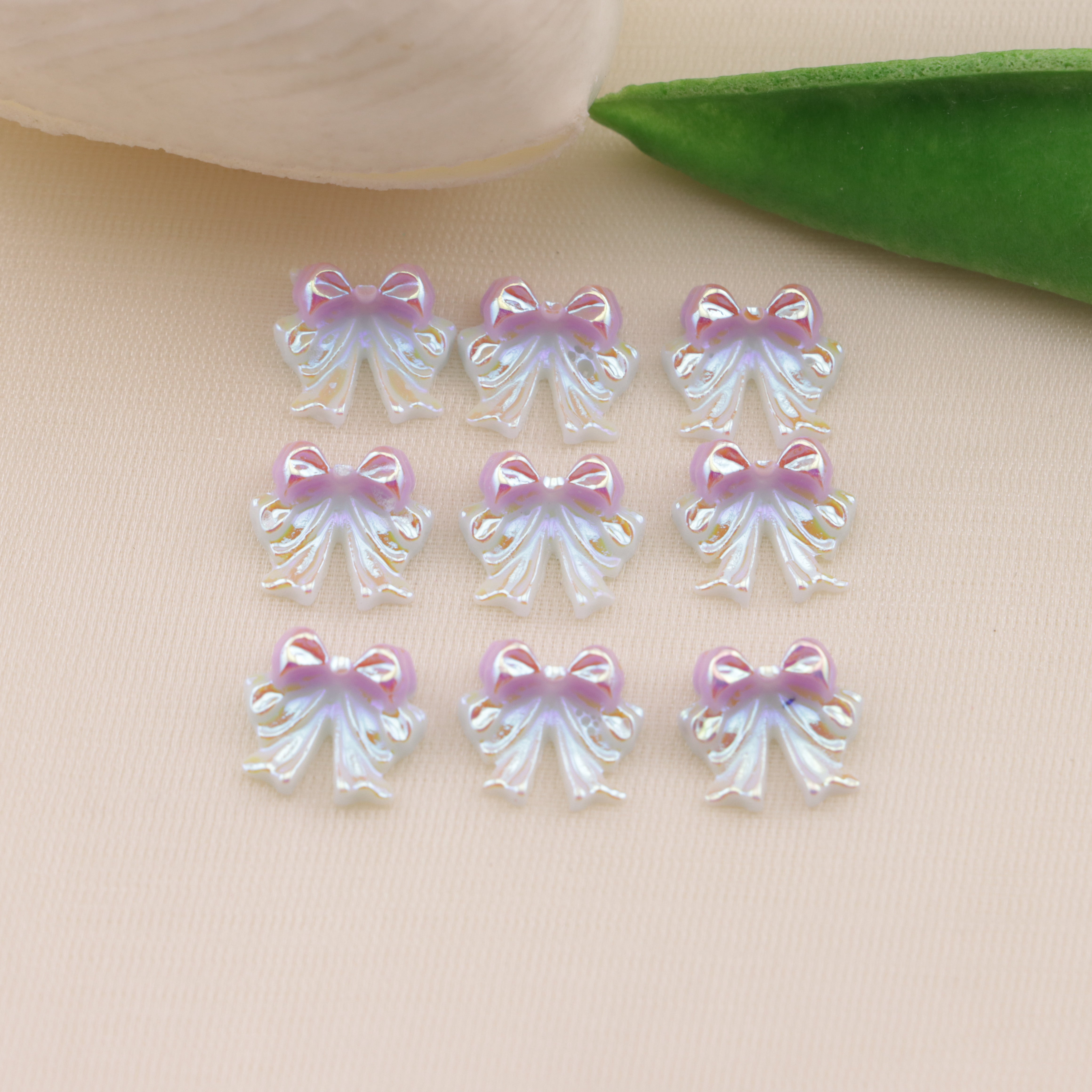 FS6515- 9*9Mm UV Bowknot Nail Art Stickers UV Bowknot Nail Art Stickers Zoe's DIY Shop