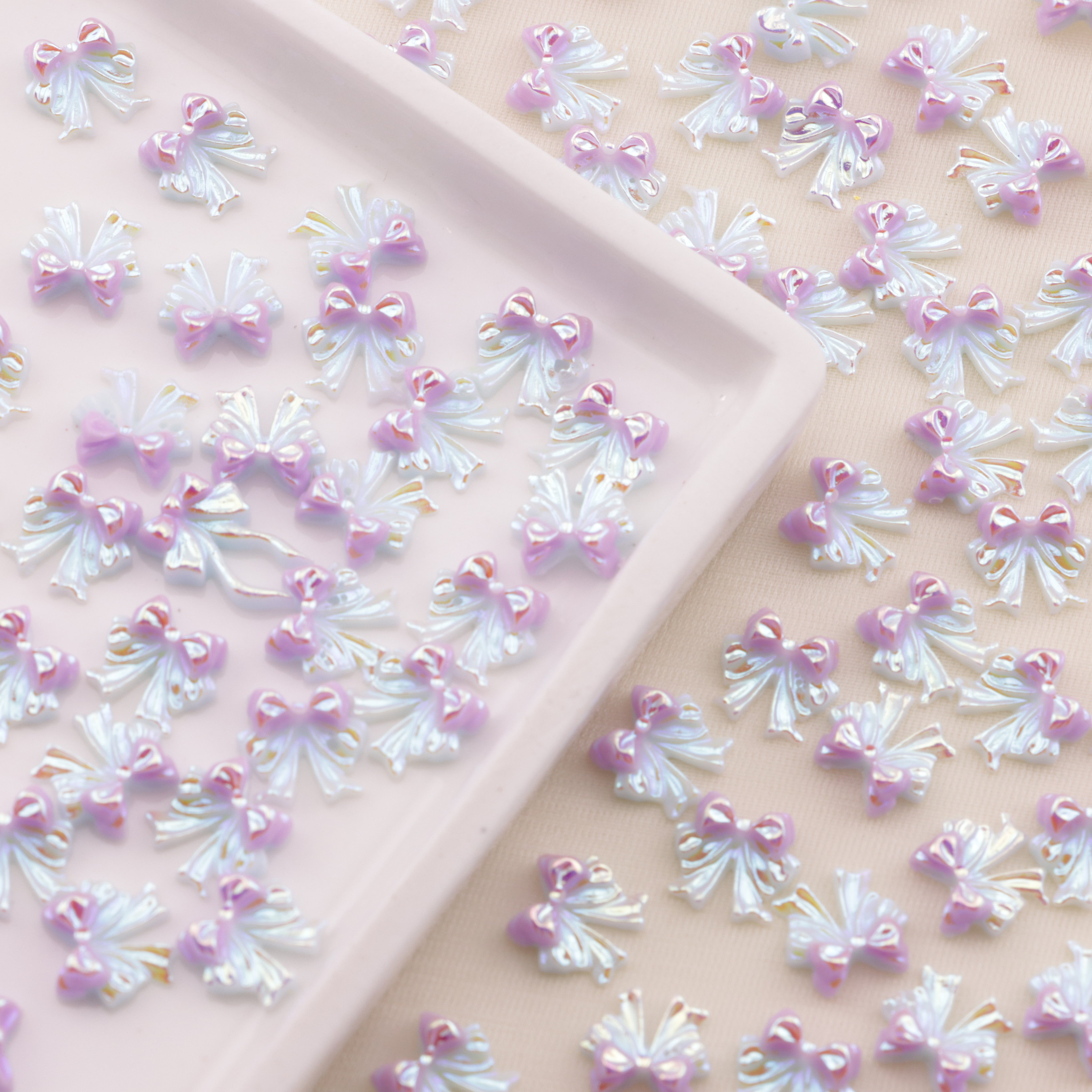 FS6515- 9*9Mm UV Bowknot Nail Art Stickers UV Bowknot Nail Art Stickers Zoe's DIY Shop