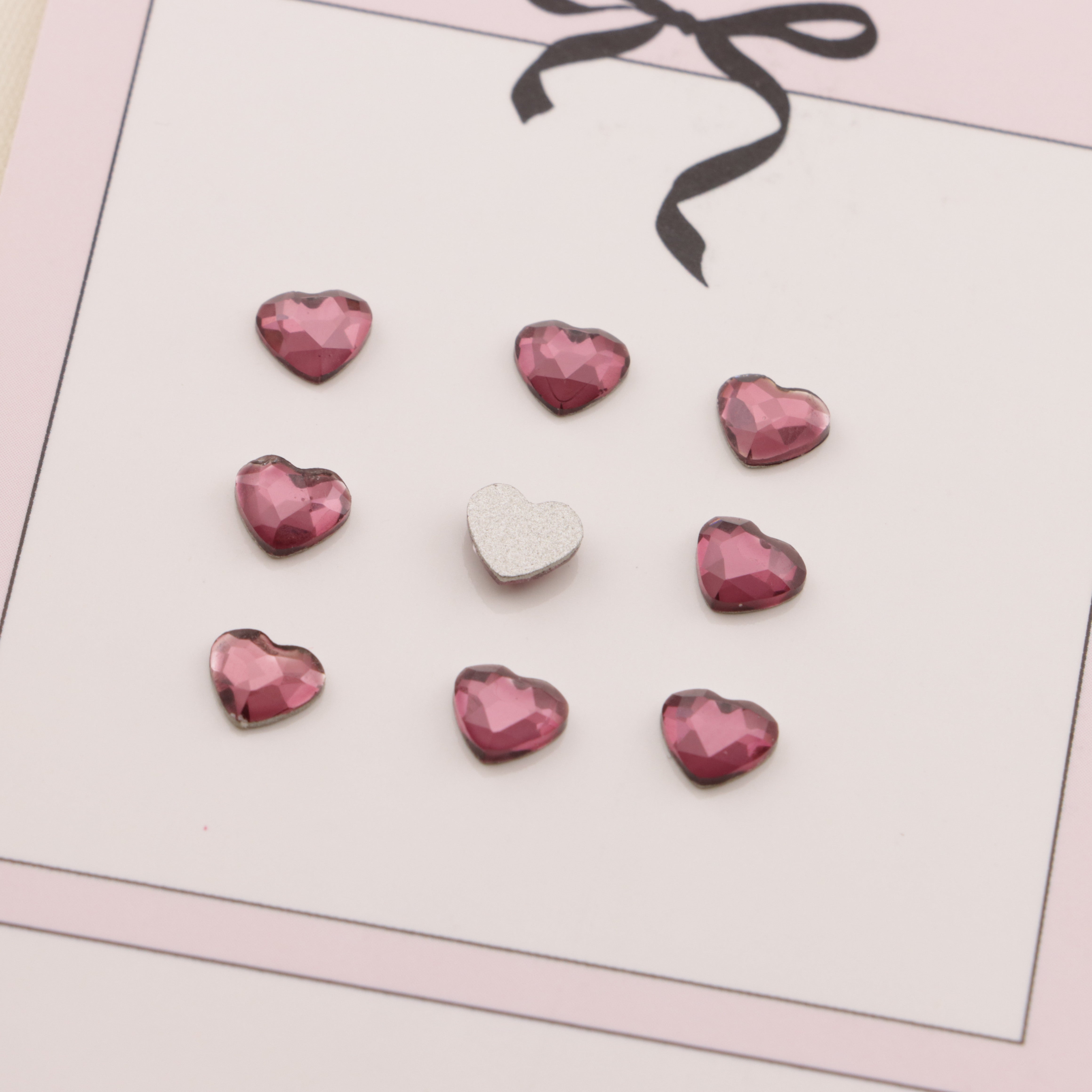 FS6555- 5.5×6mm Heart Crystal Diamonds Zoe's DIY Shop