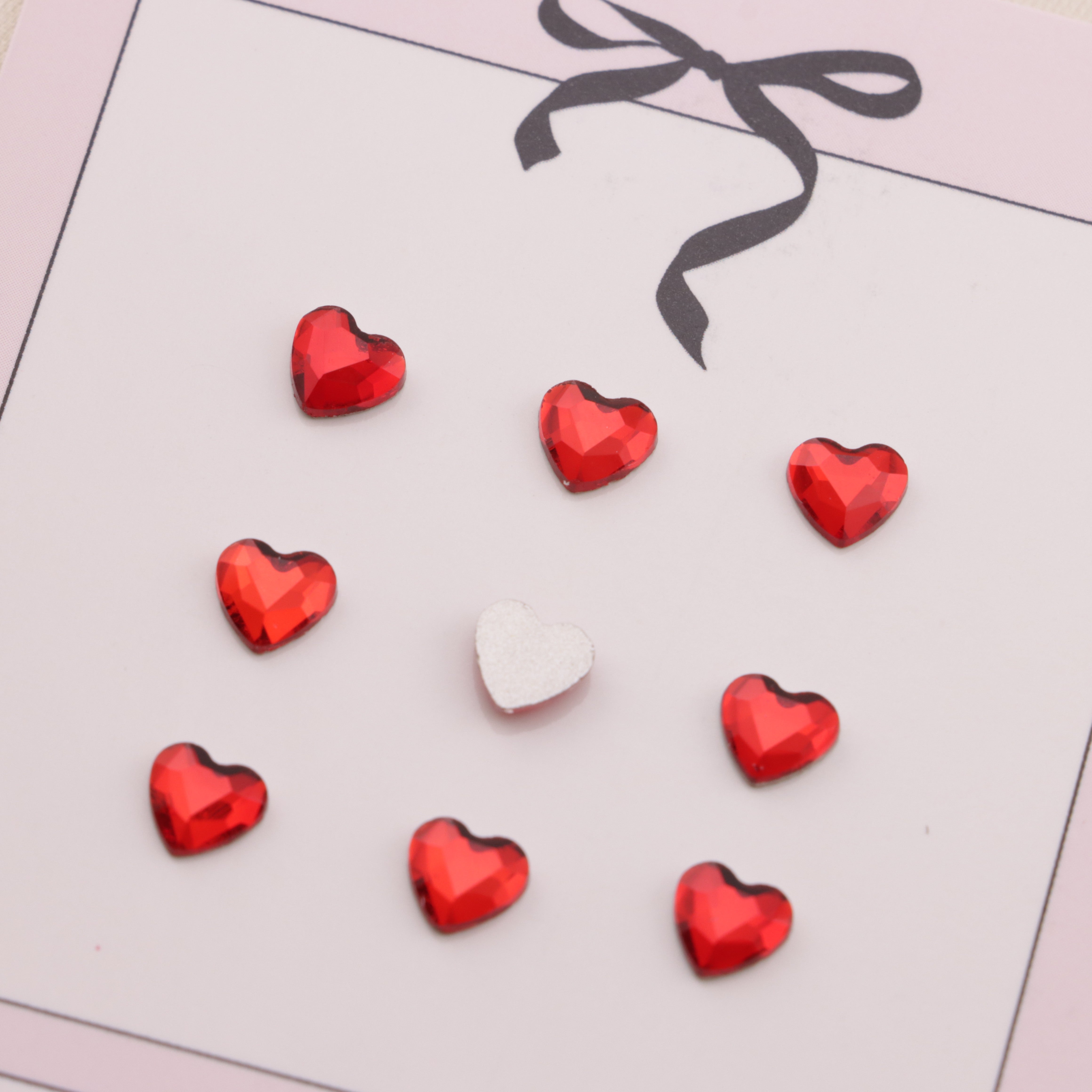 FS6555- 5.5×6mm Heart Crystal Diamonds Zoe's DIY Shop