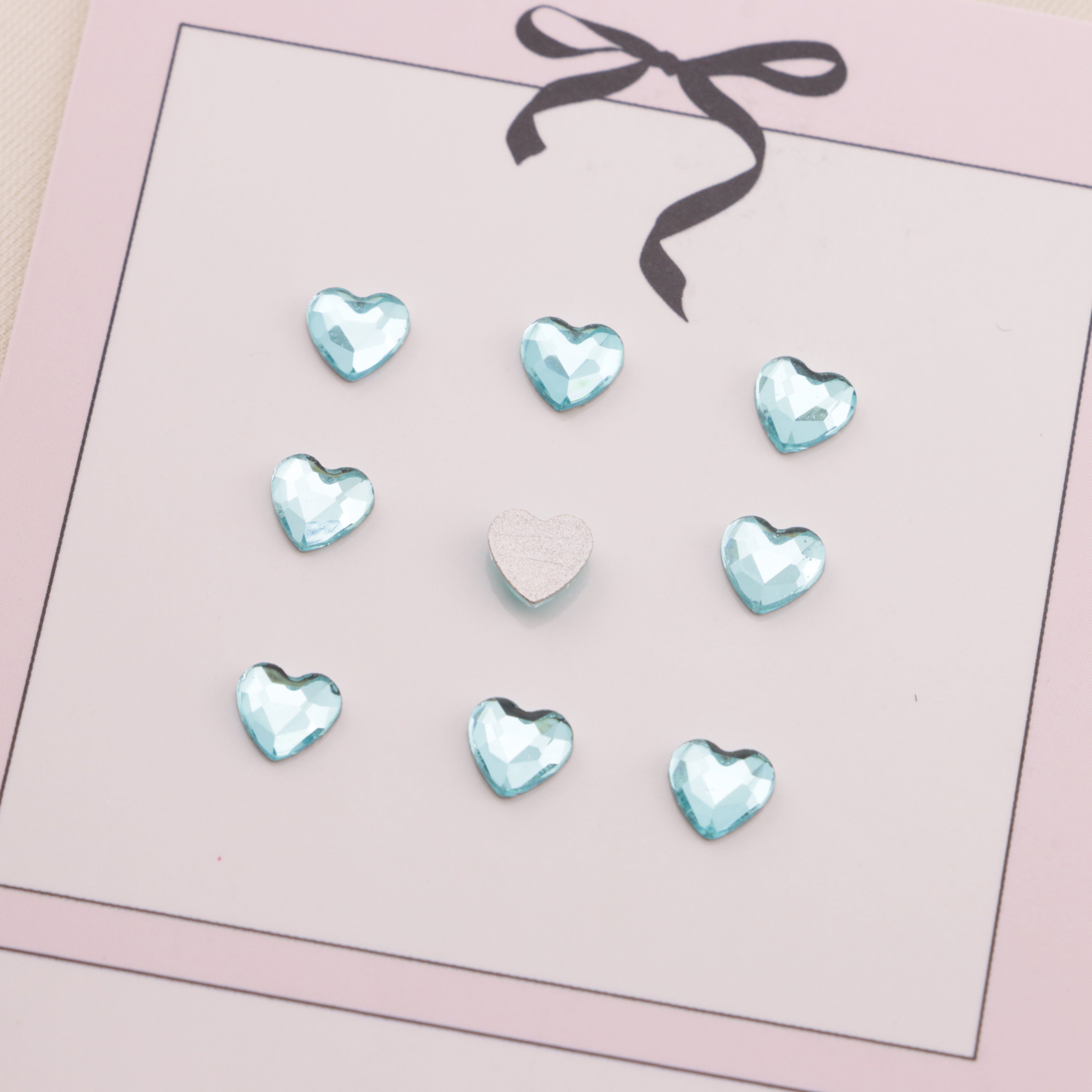 FS6555- 5.5×6mm Heart Crystal Diamonds Zoe's DIY Shop