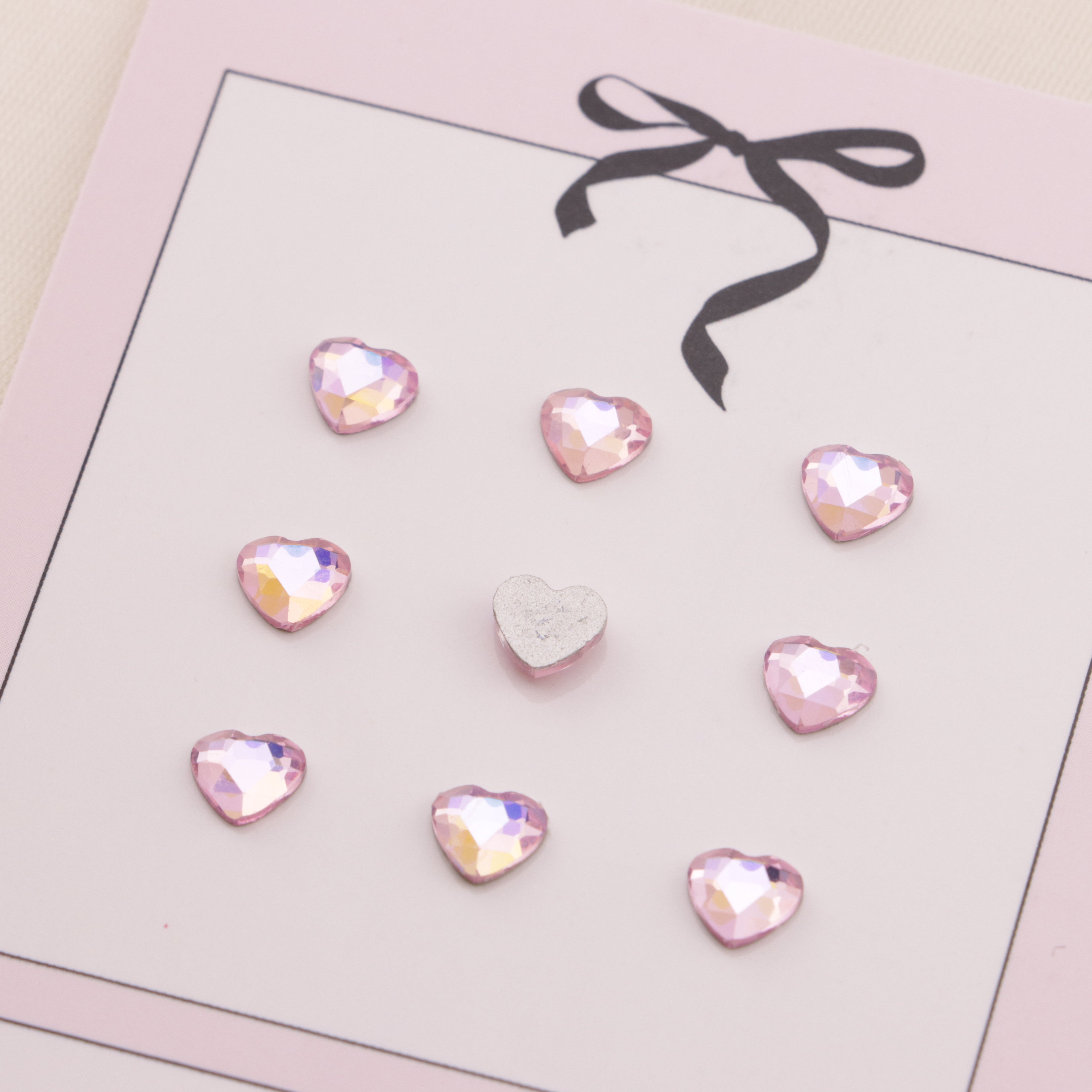 FS6555- 5.5×6mm Heart Crystal Diamonds Zoe's DIY Shop