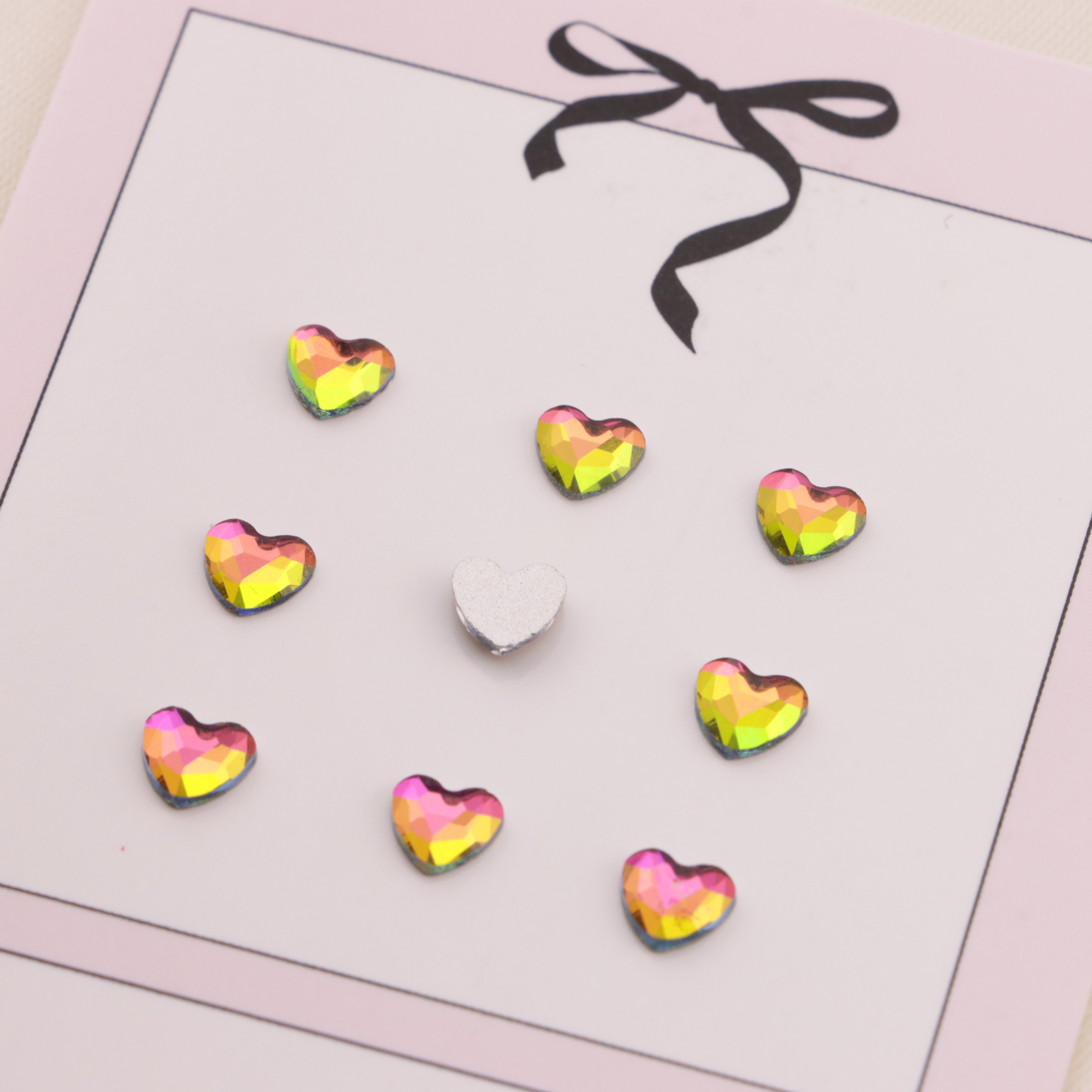 FS6555- 5.5×6mm Heart Crystal Diamonds Zoe's DIY Shop