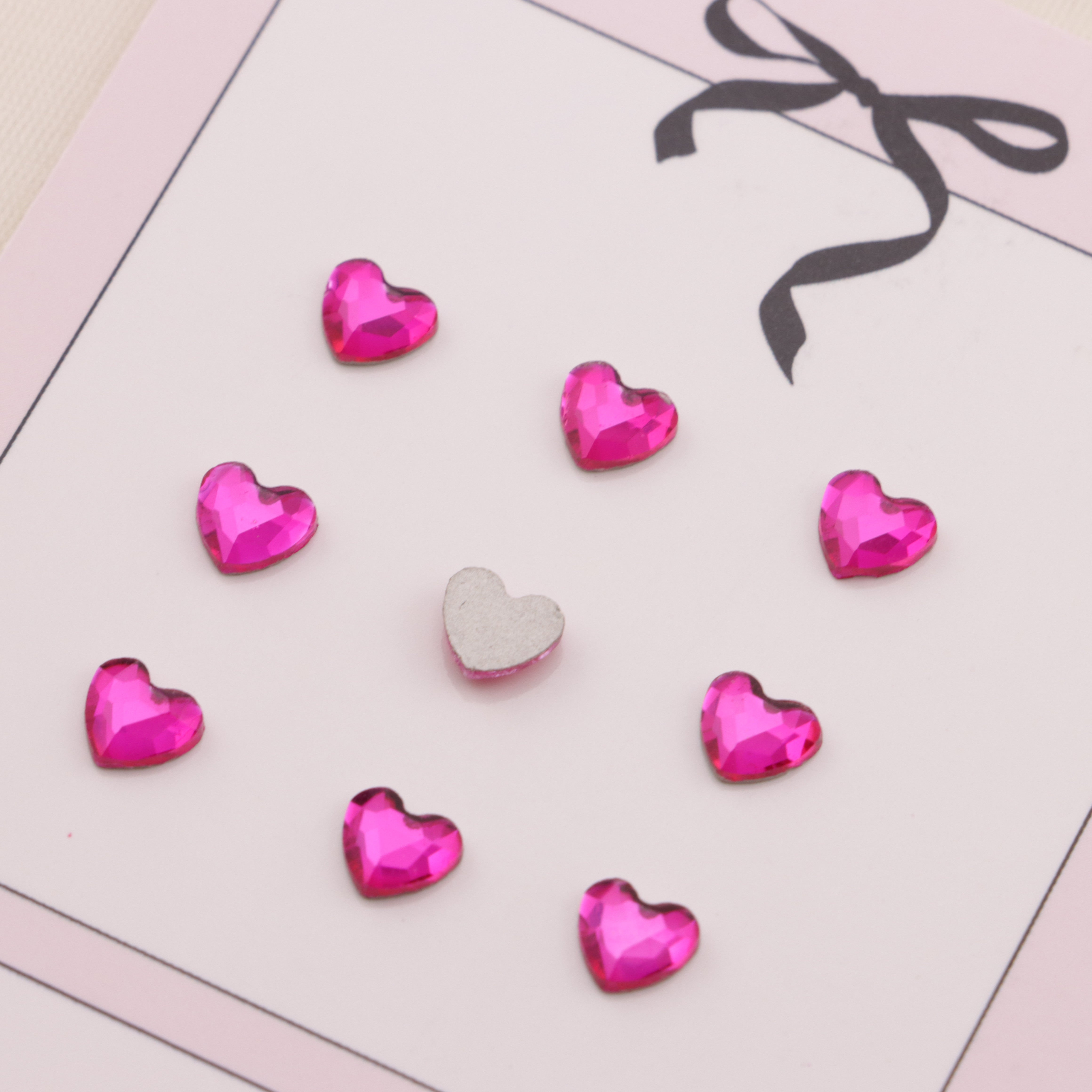 FS6555- 5.5×6mm Heart Crystal Diamonds Zoe's DIY Shop