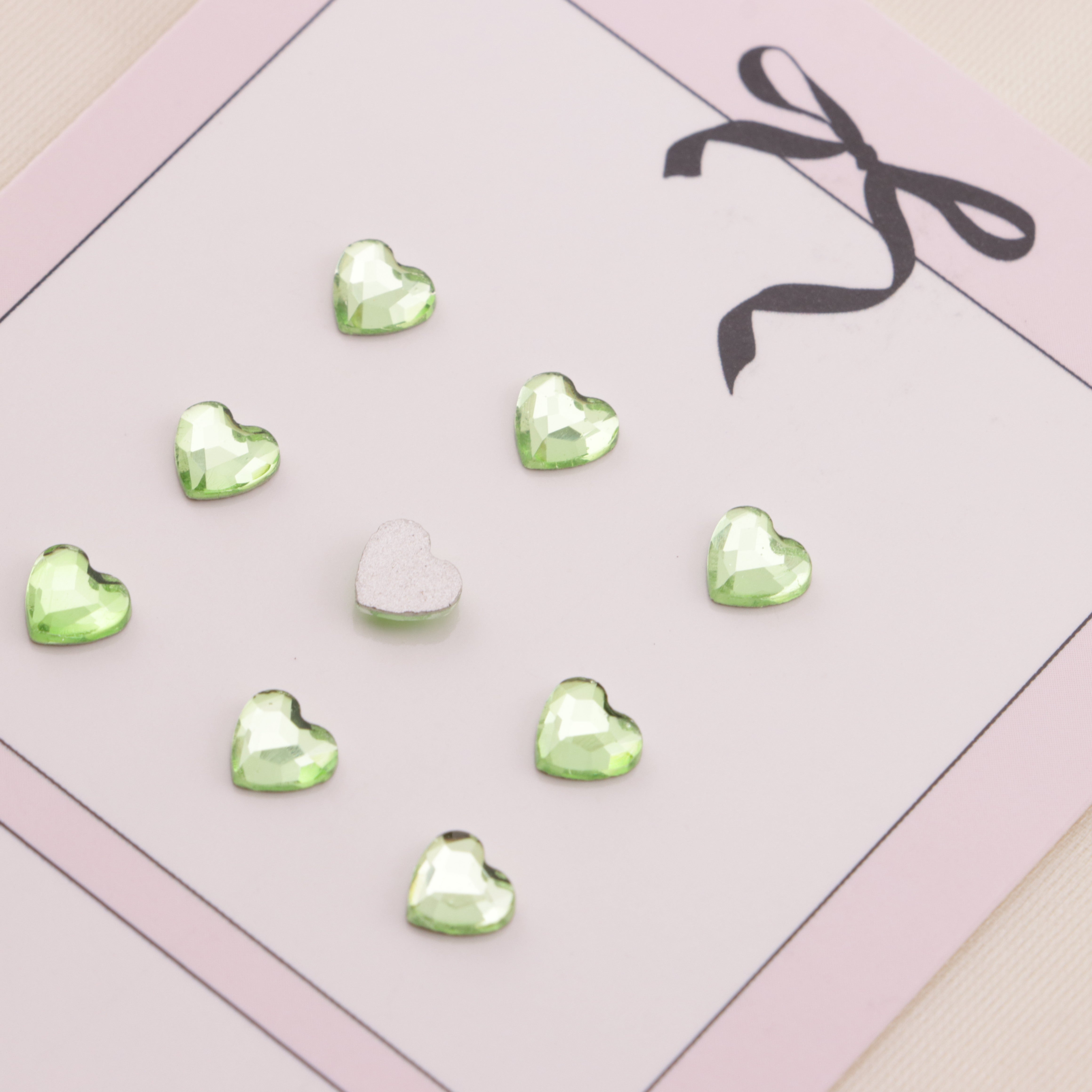 FS6555- 5.5×6mm Heart Crystal Diamonds Zoe's DIY Shop