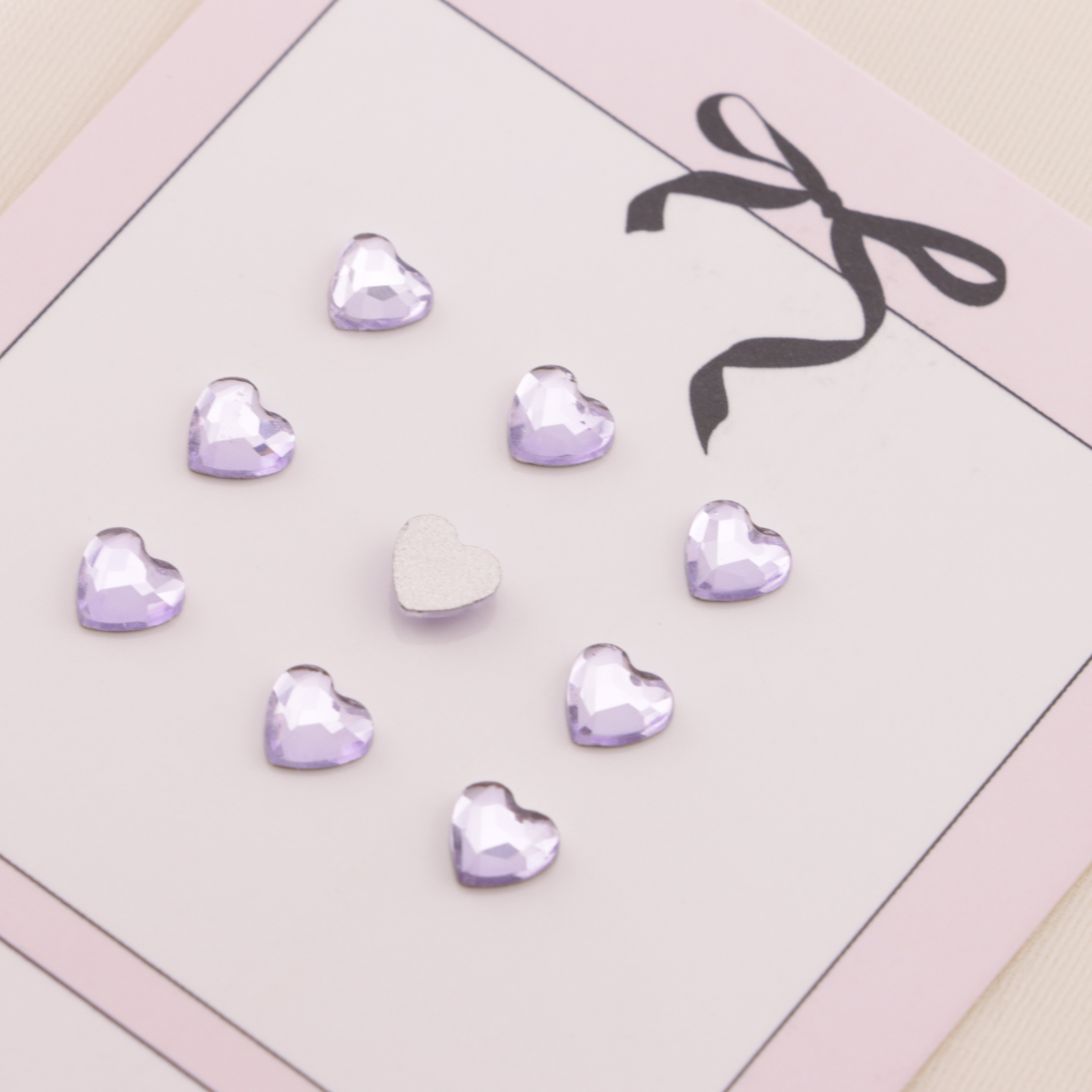 FS6555- 5.5×6mm Heart Crystal Diamonds Zoe's DIY Shop