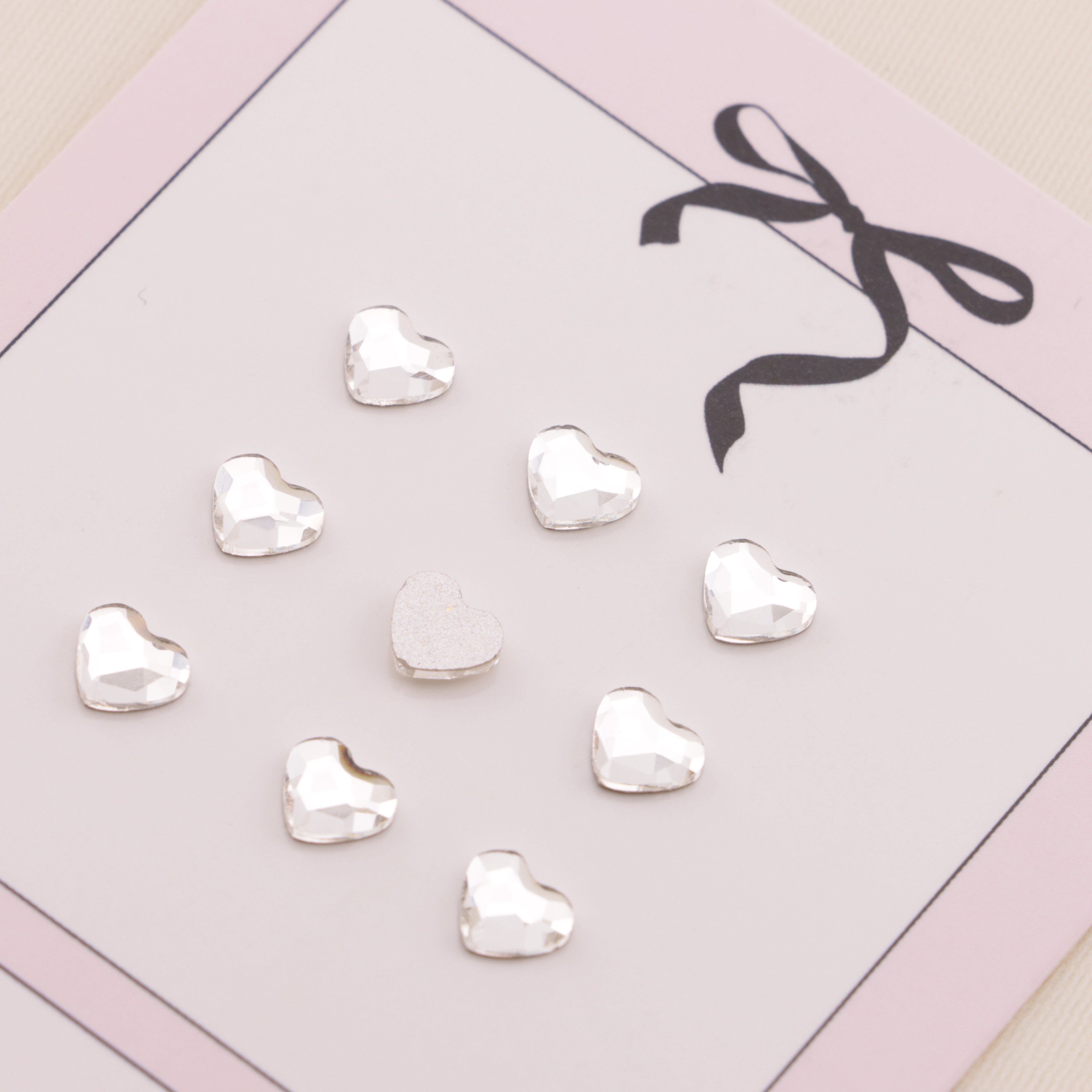 FS6555- 5.5×6mm Heart Crystal Diamonds Zoe's DIY Shop