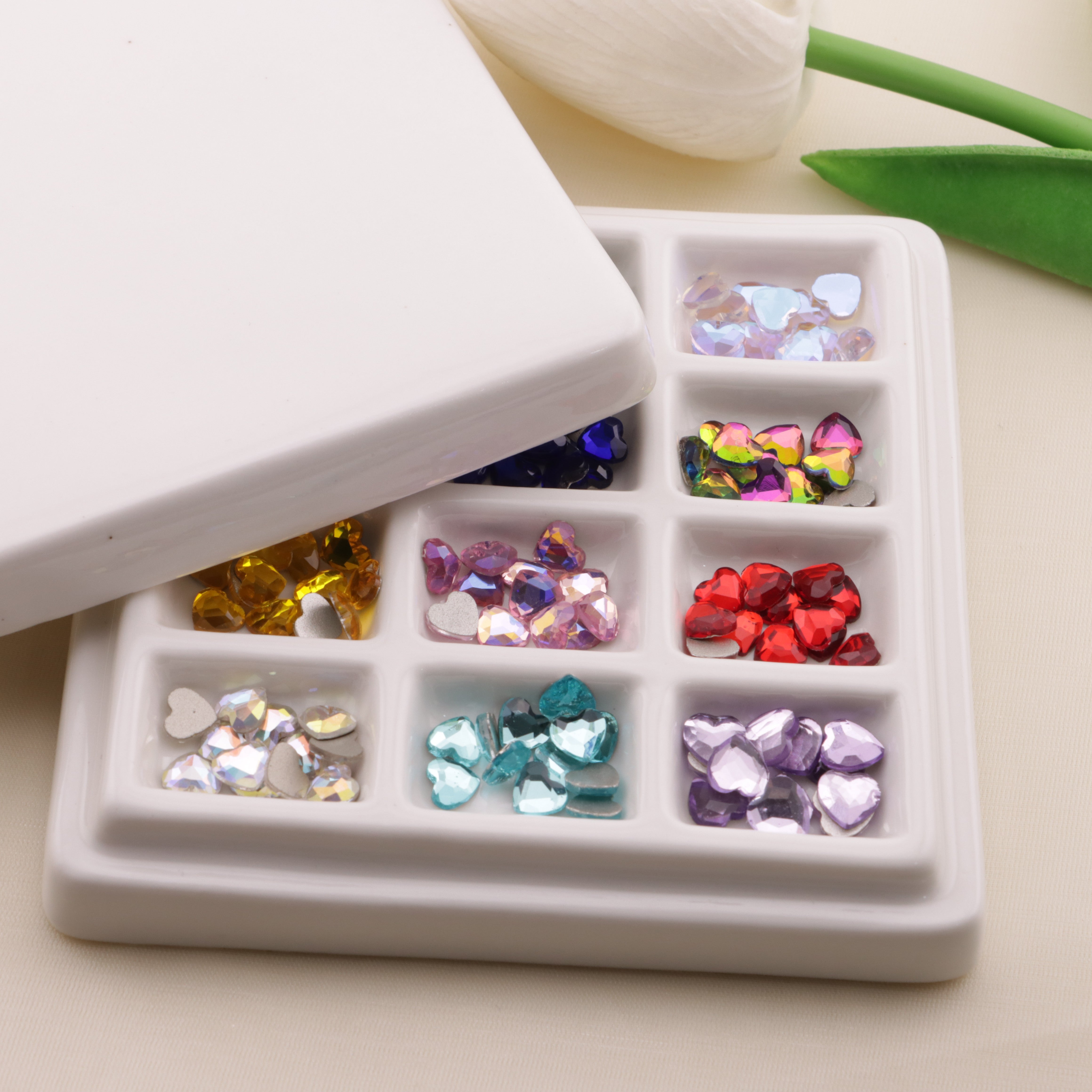 FS6555- 5.5×6mm Heart Crystal Diamonds Zoe's DIY Shop