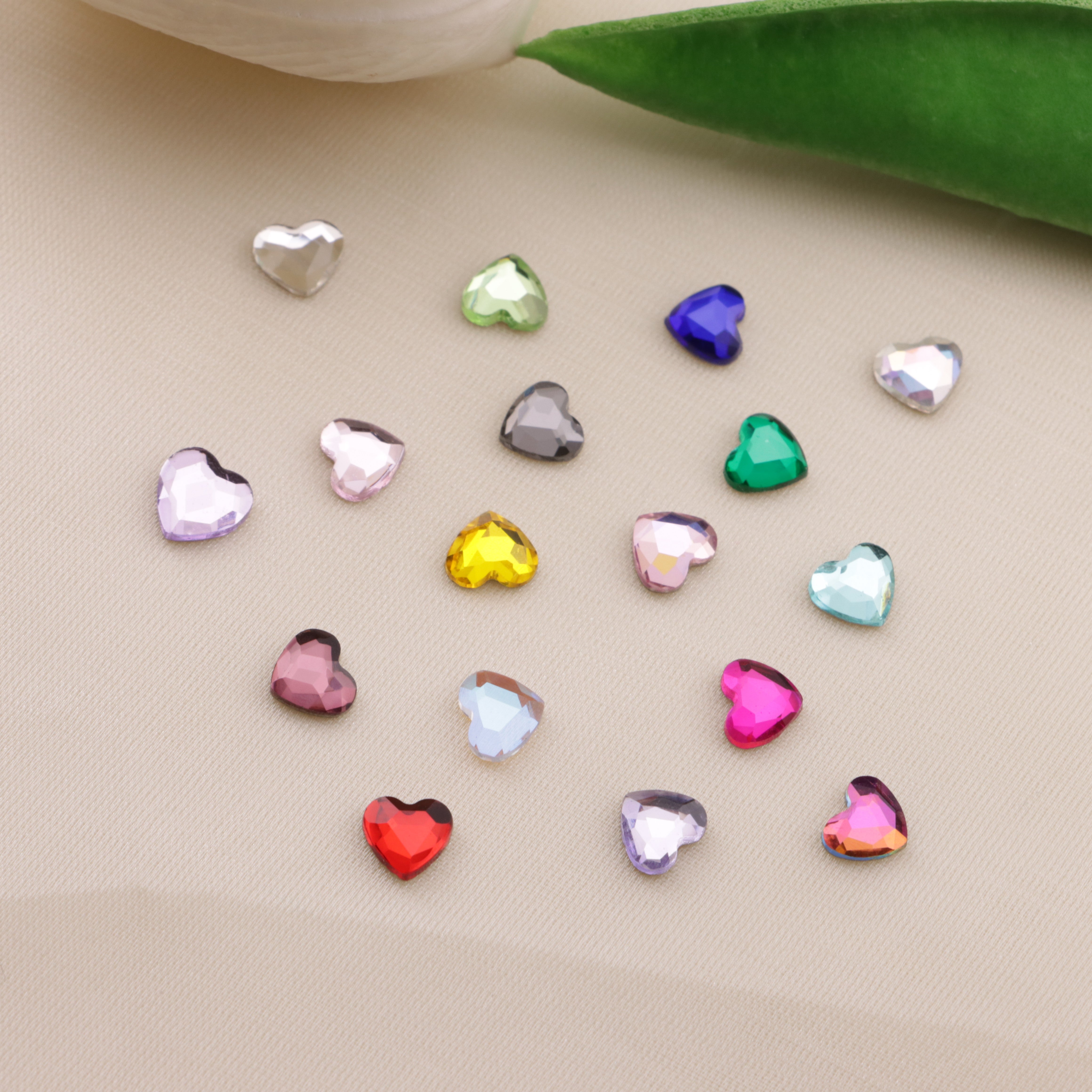 FS6555- 5.5×6mm Heart Crystal Diamonds Zoe's DIY Shop