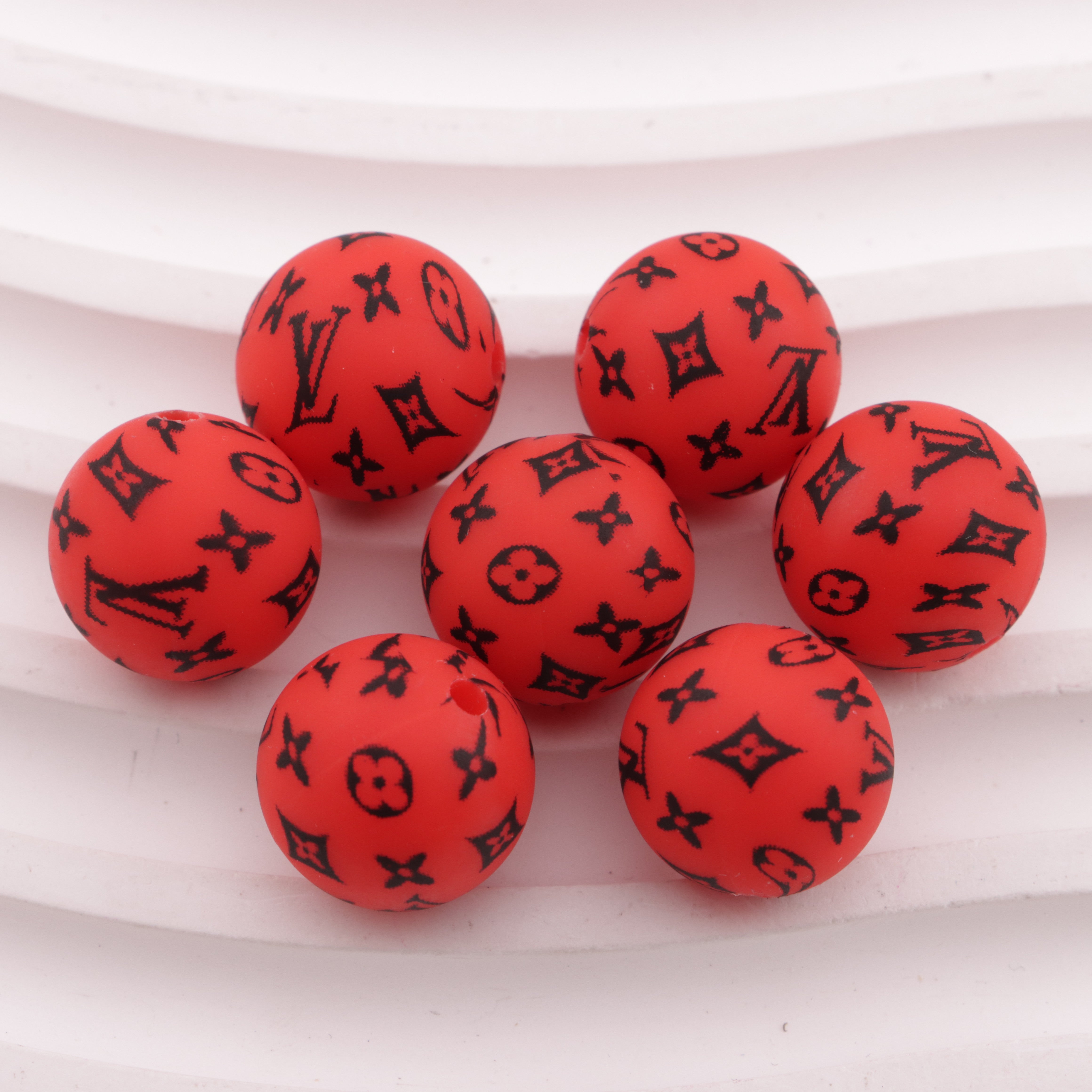 FS0767- 15MM LV Silicone Beads Zoe's DIY Shop