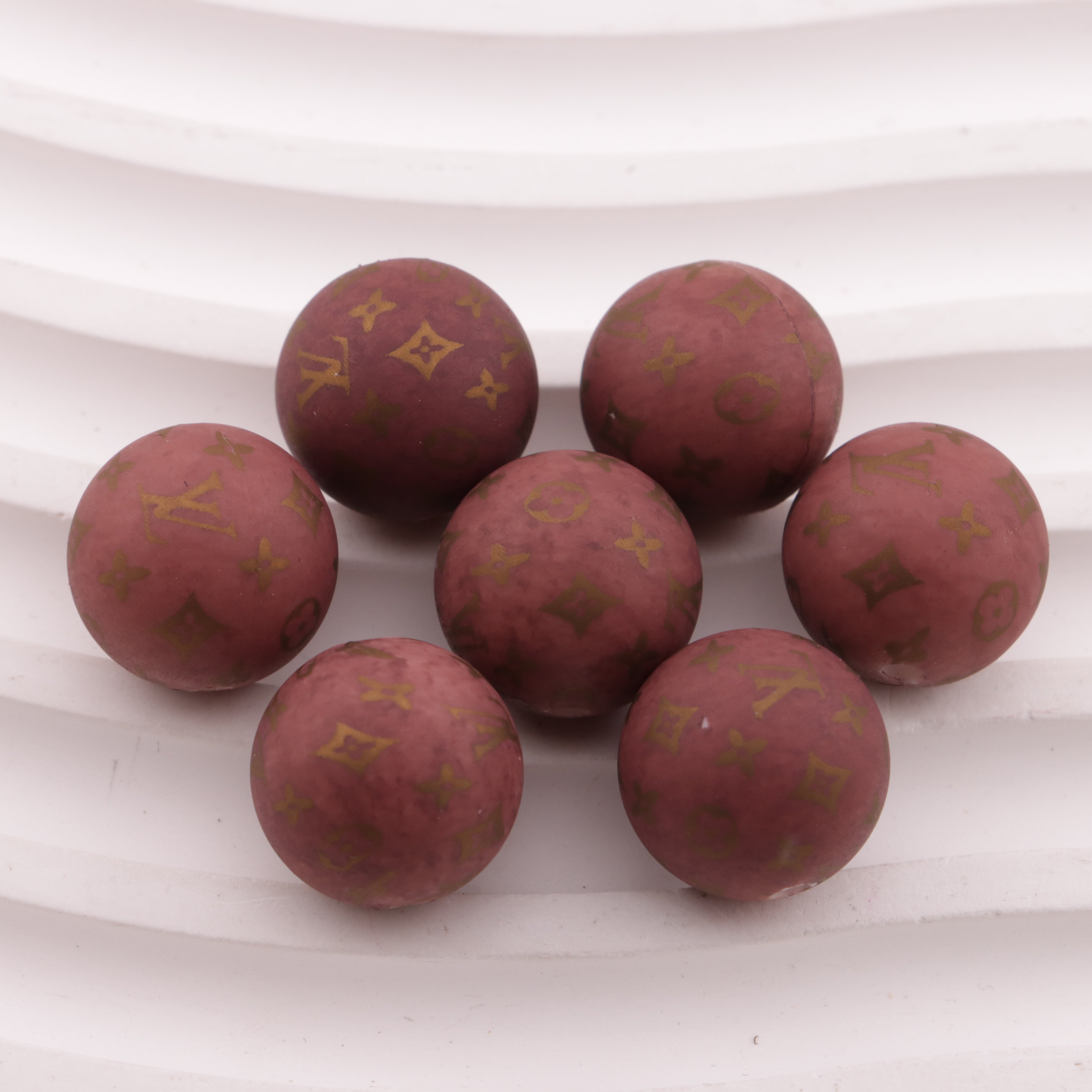FS0767- 15MM LV Silicone Beads Zoe's DIY Shop
