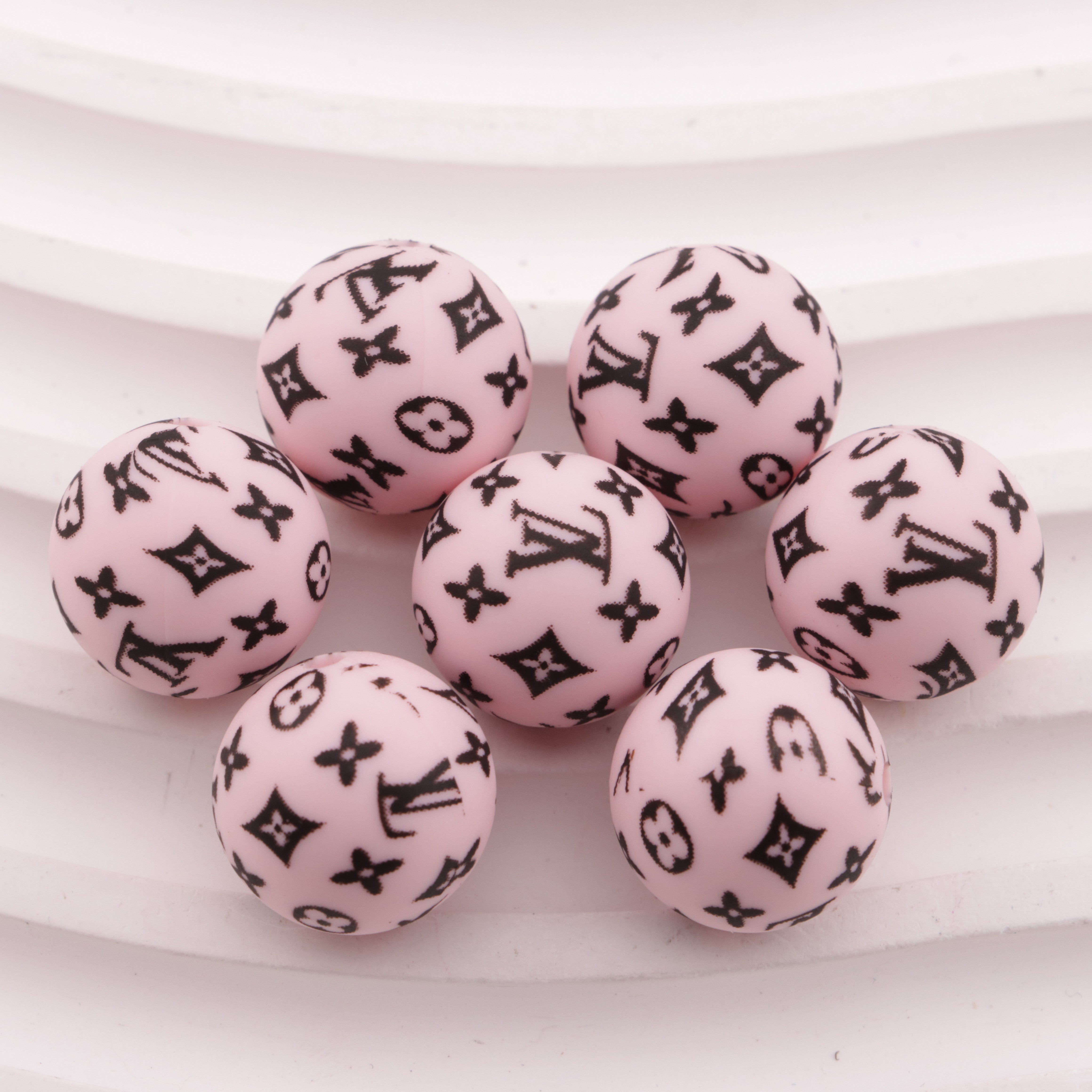 FS0767- 15MM LV Silicone Beads Zoe's DIY Shop