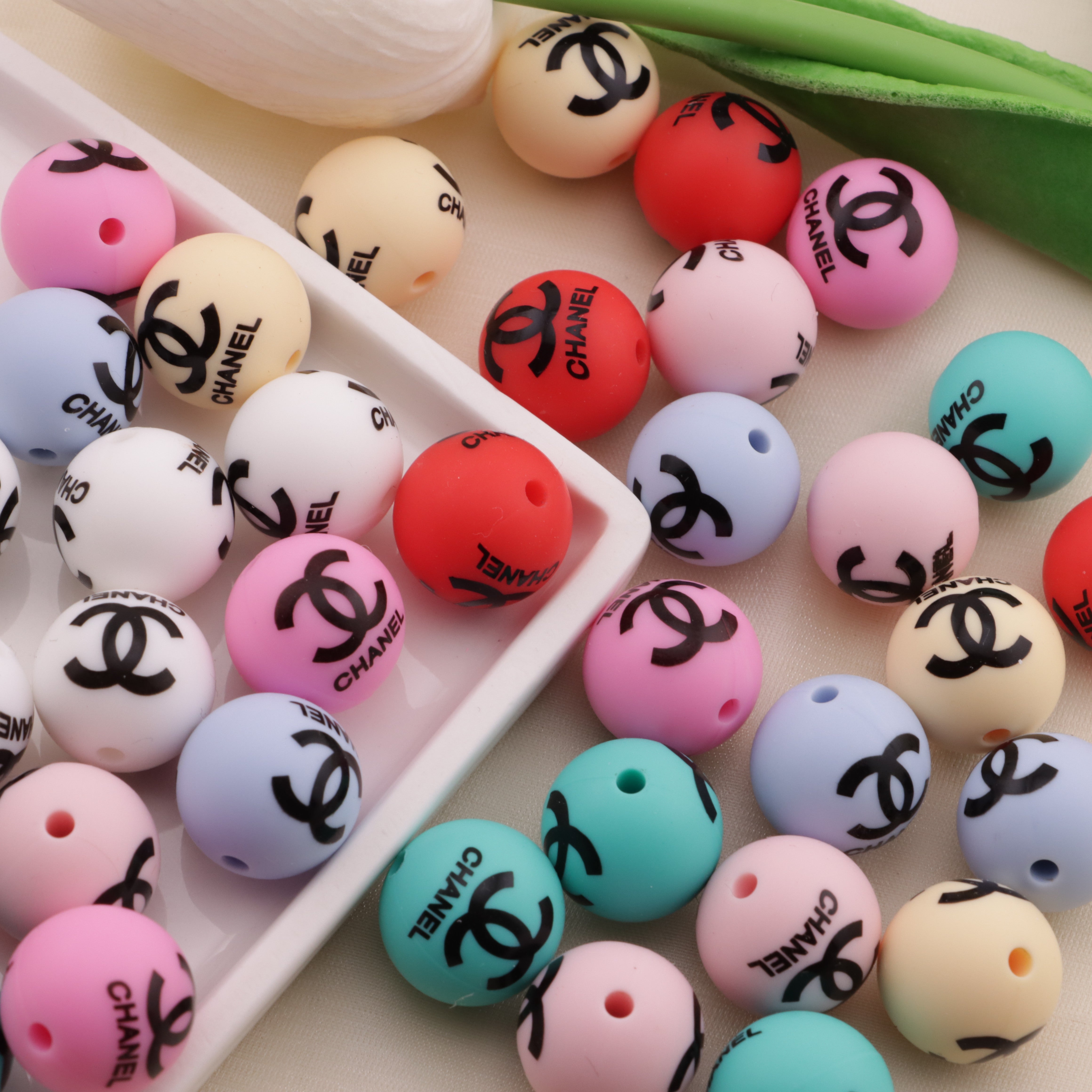 FS0804- 15MM CC Silicone Beads Zoe's DIY Shop