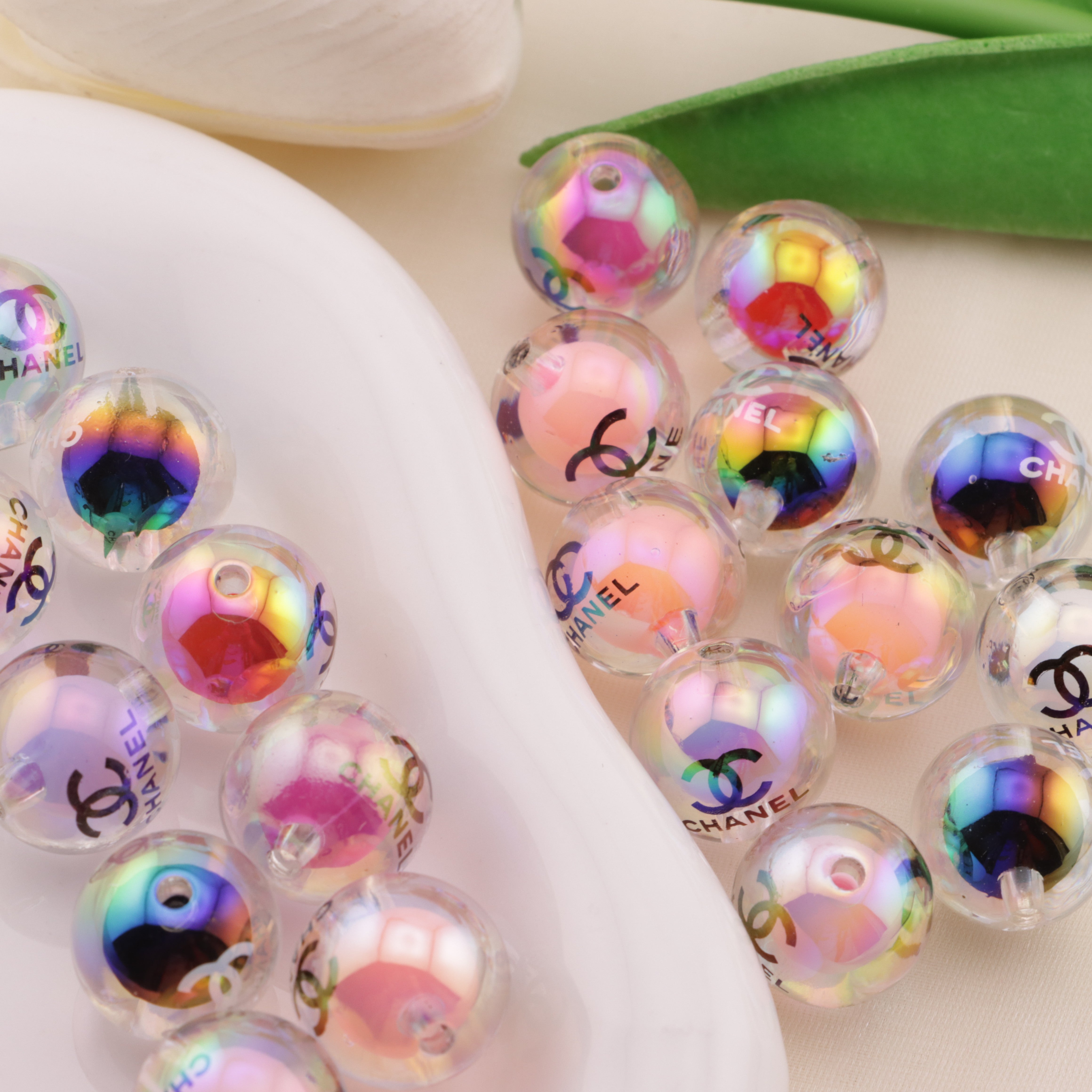 FS6456- 16mm CC Bead In Bead Acrylic Zoe's DIY Shop