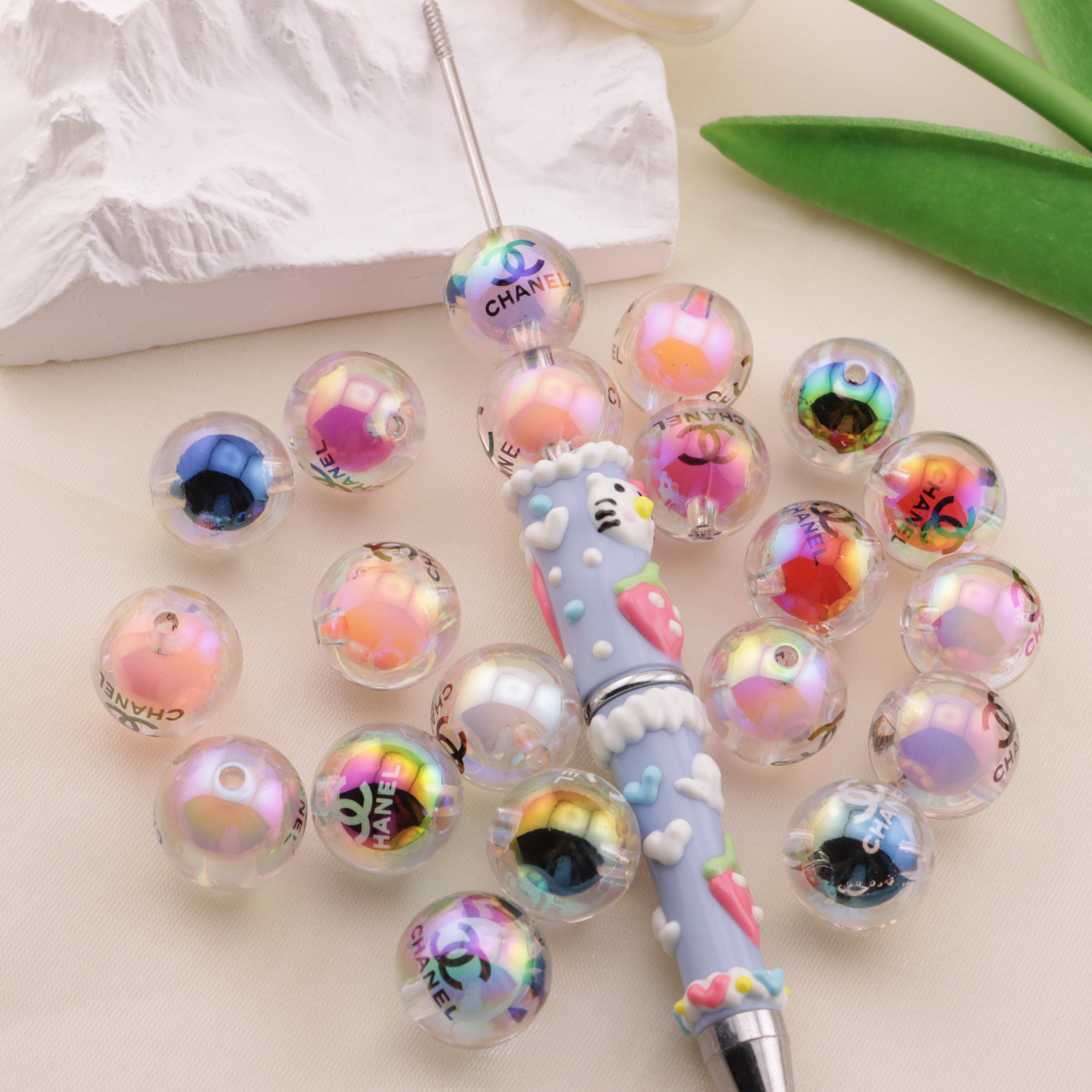 FS6456- 16mm CC Bead In Bead Acrylic Zoe's DIY Shop