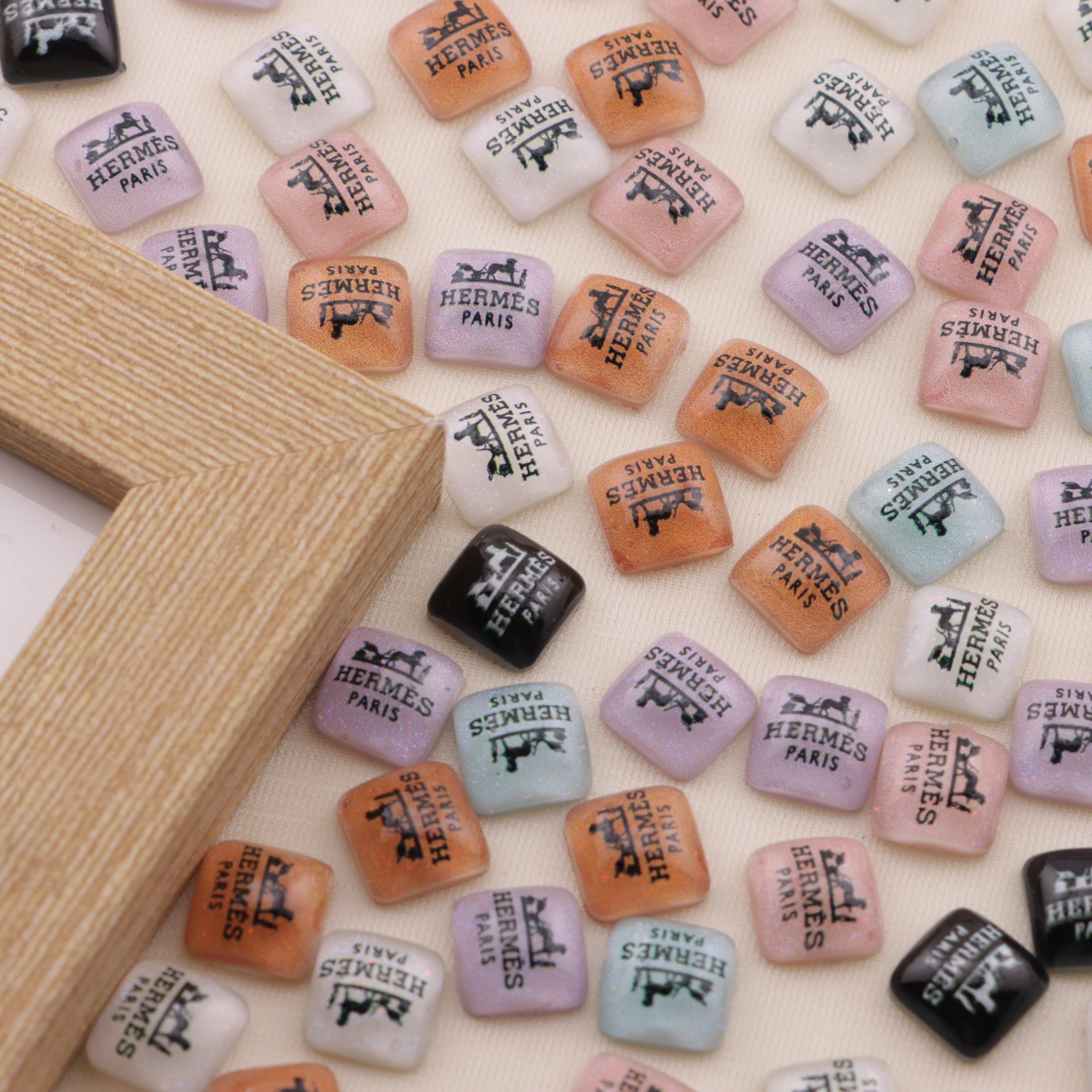 FS6468- About 9Mm Hermès Nail Art Stickers Zoe's DIY Shop