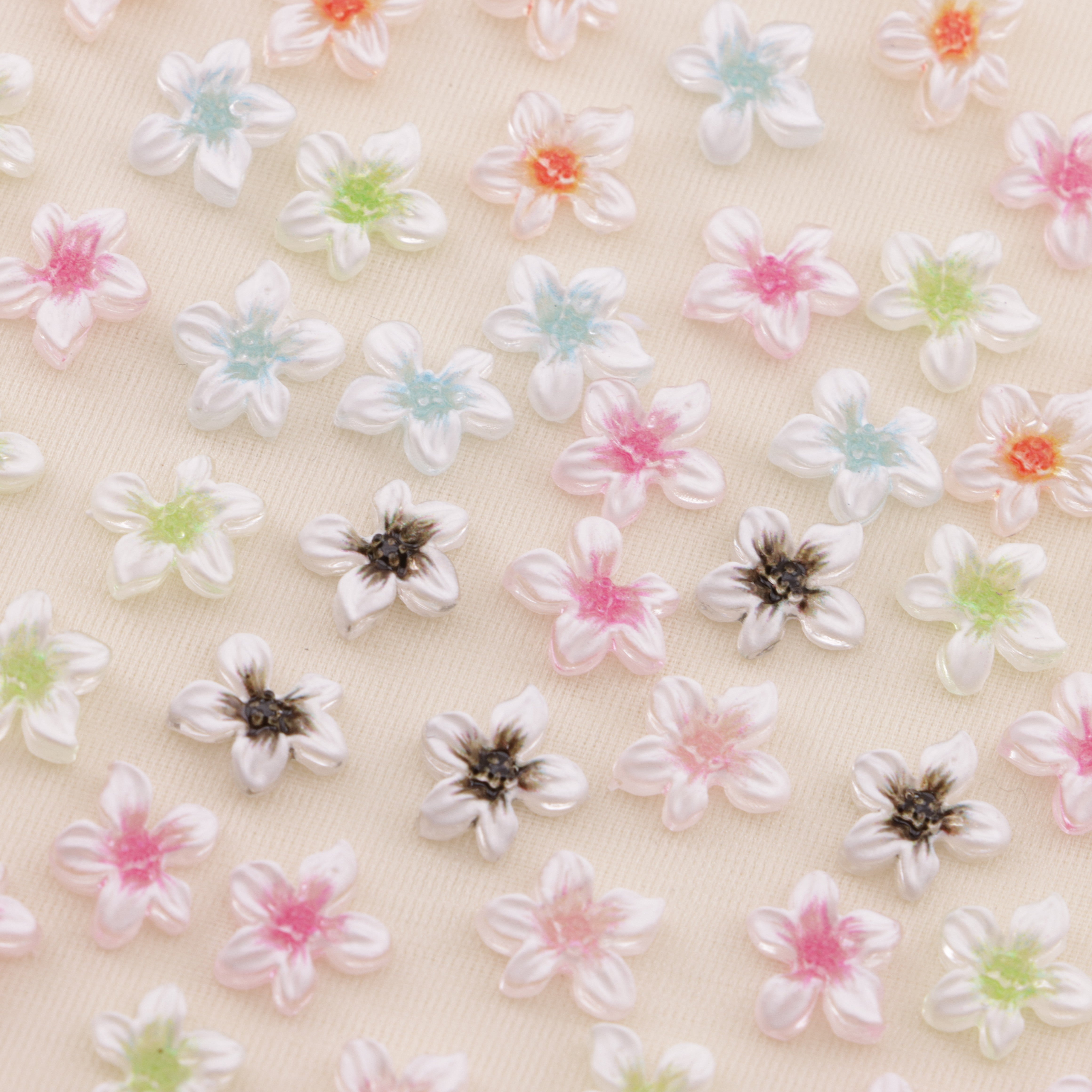 FS6516- 9.2nm Transparent Printing Flower Zoe's DIY Shop