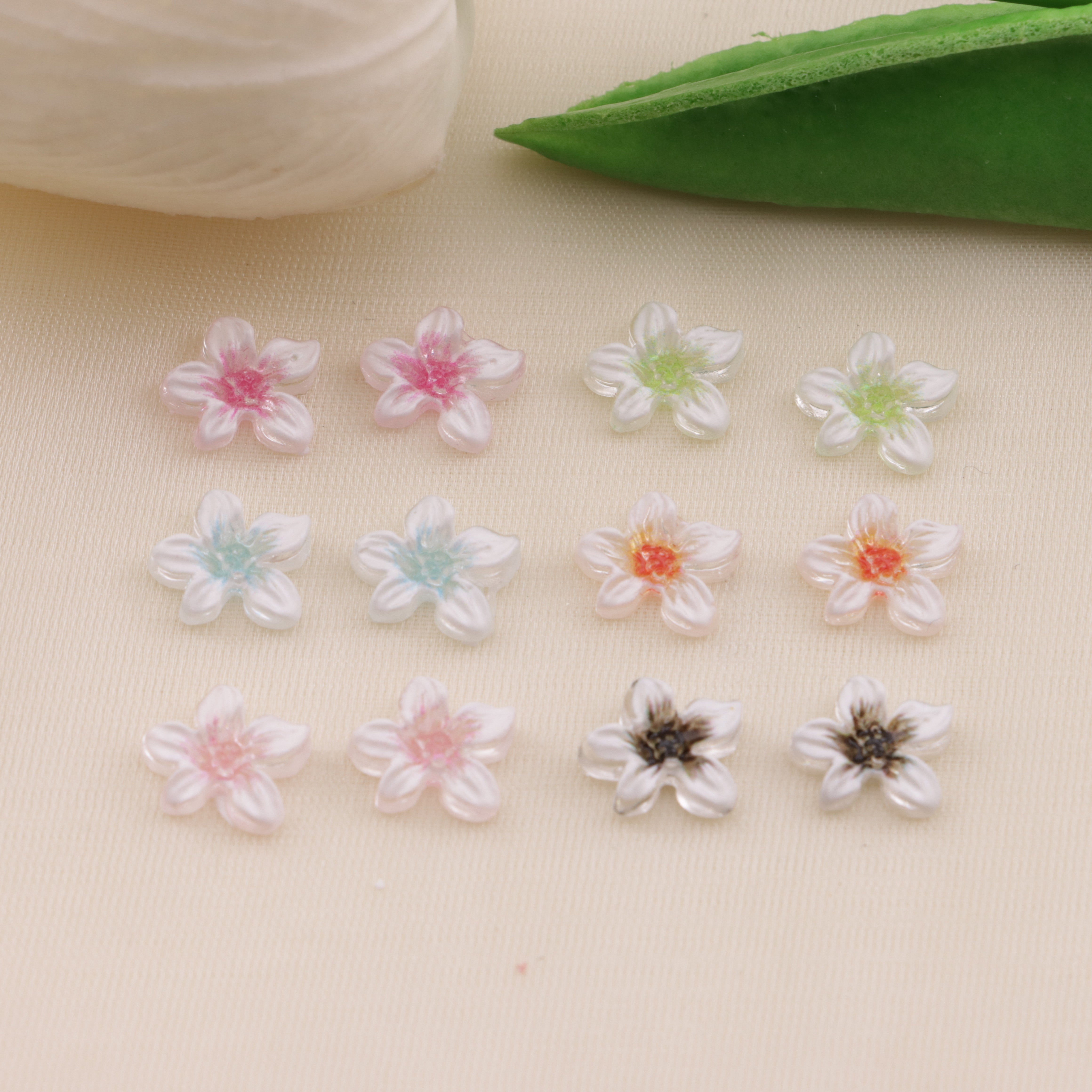 FS6516- 9.2nm Transparent Printing Flower Zoe's DIY Shop