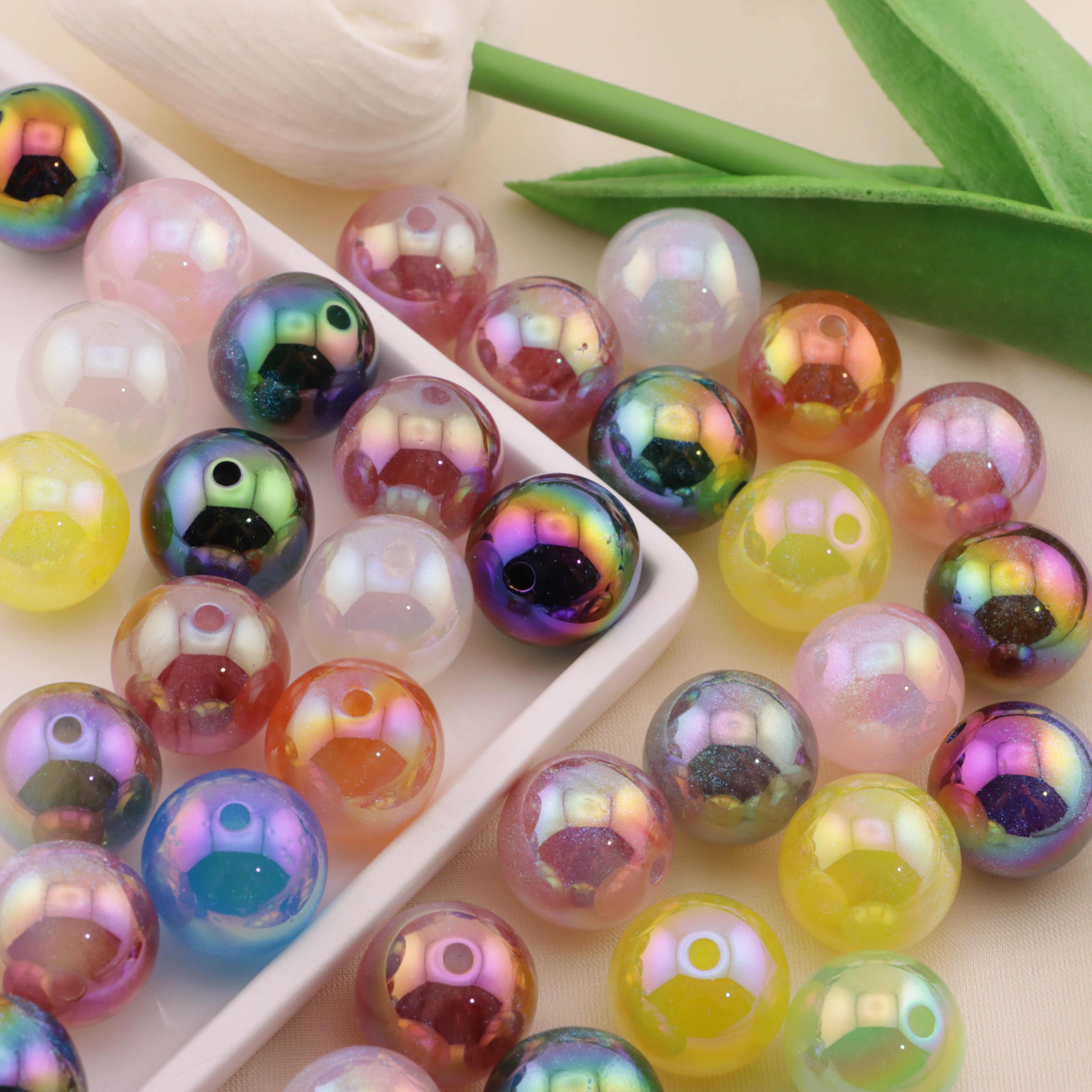 FS5790- 16mm UV Galaxy Beads Fit For Pen Zoe's DIY Shop