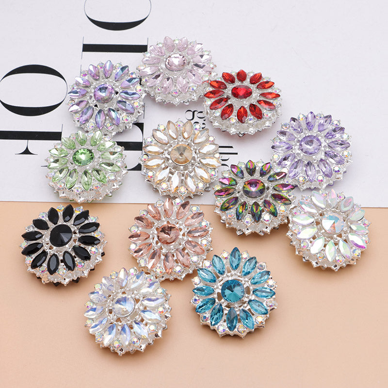 FS5052- Sunflower Metal Beads