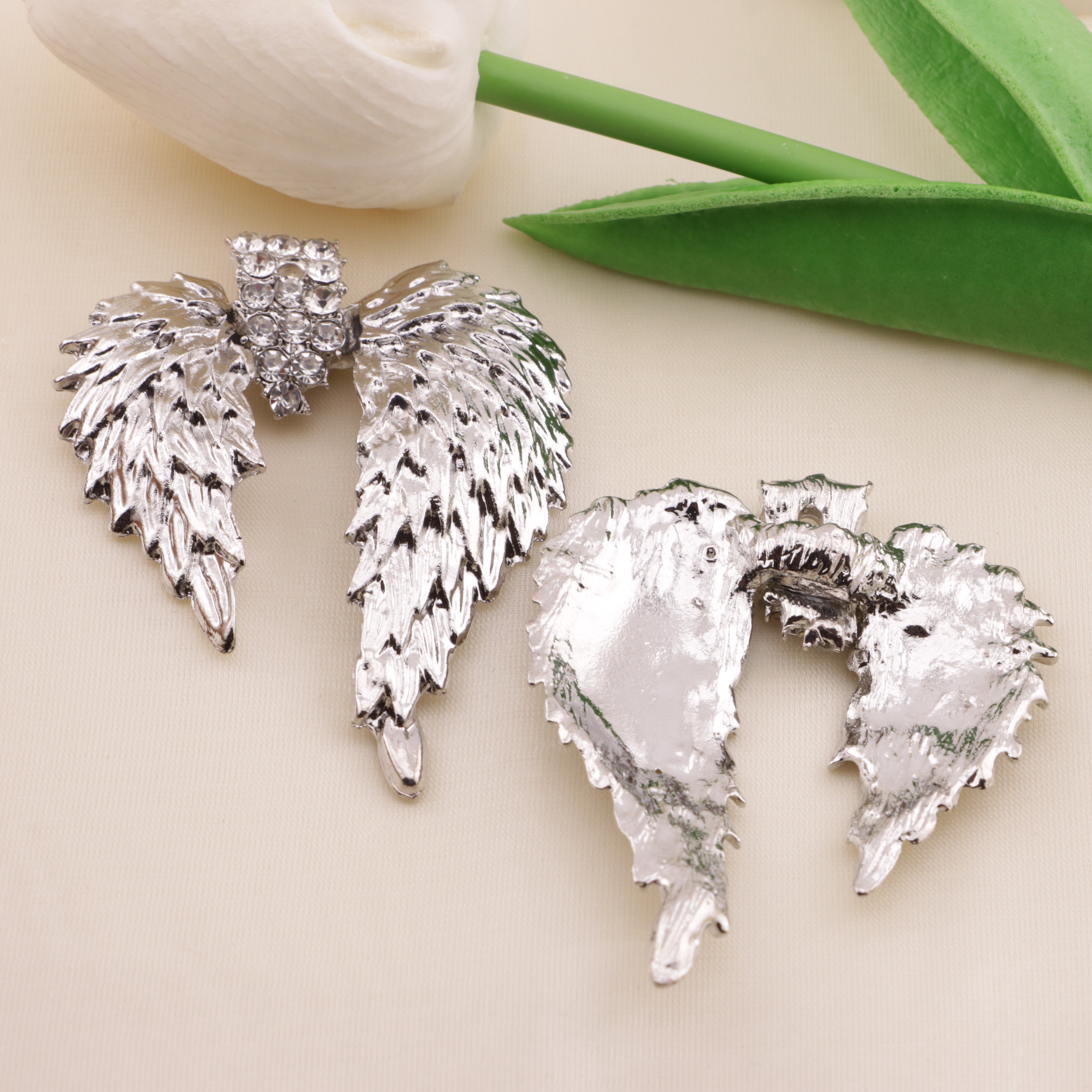 FS5963- 58*49MMAngel Wings Metal Charms Zoe's DIY Shop