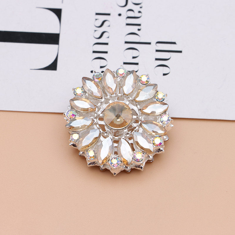 FS5052- Sunflower Metal Beads