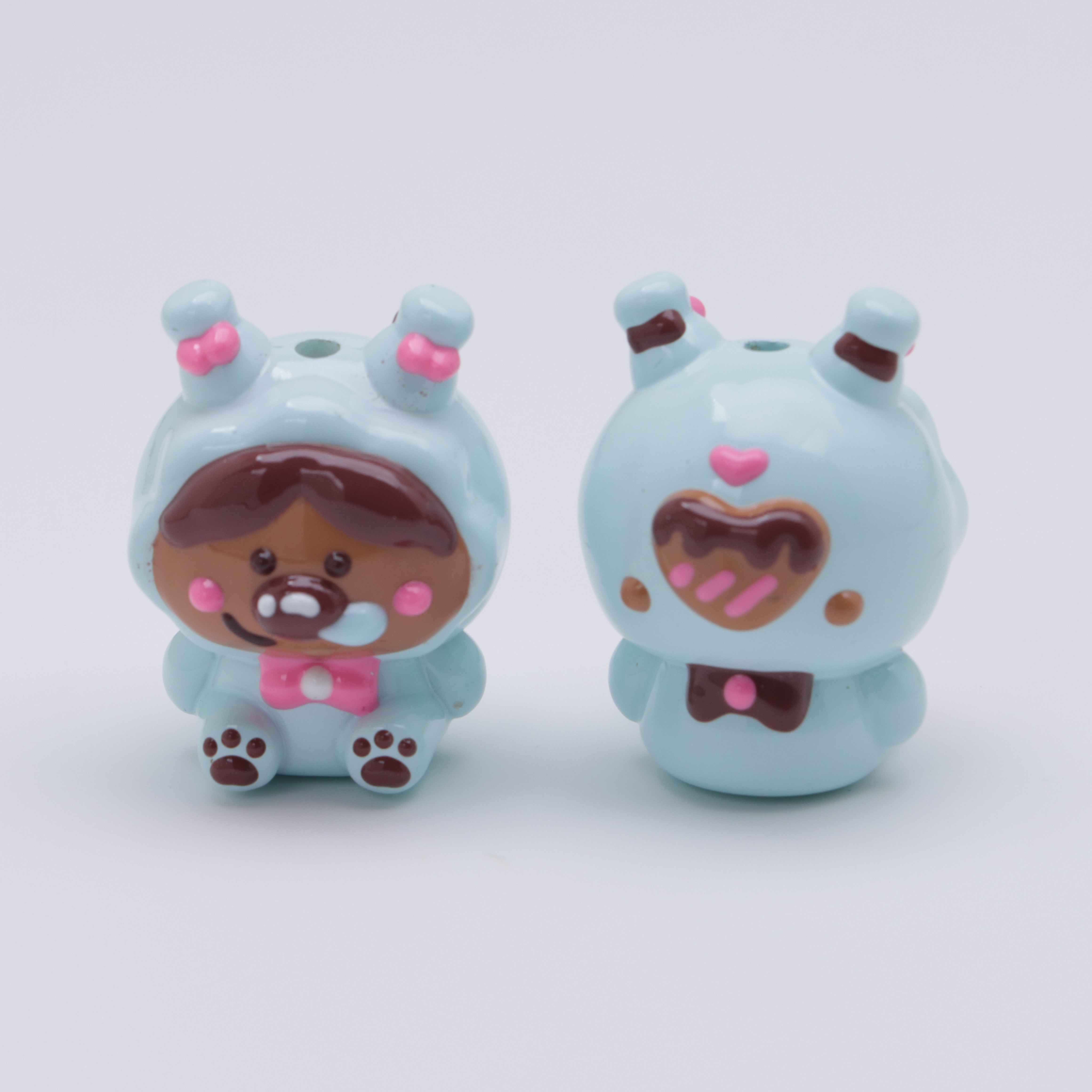 FS3337- Bear Hand Painted Beads Bear Hand-Painted Beads