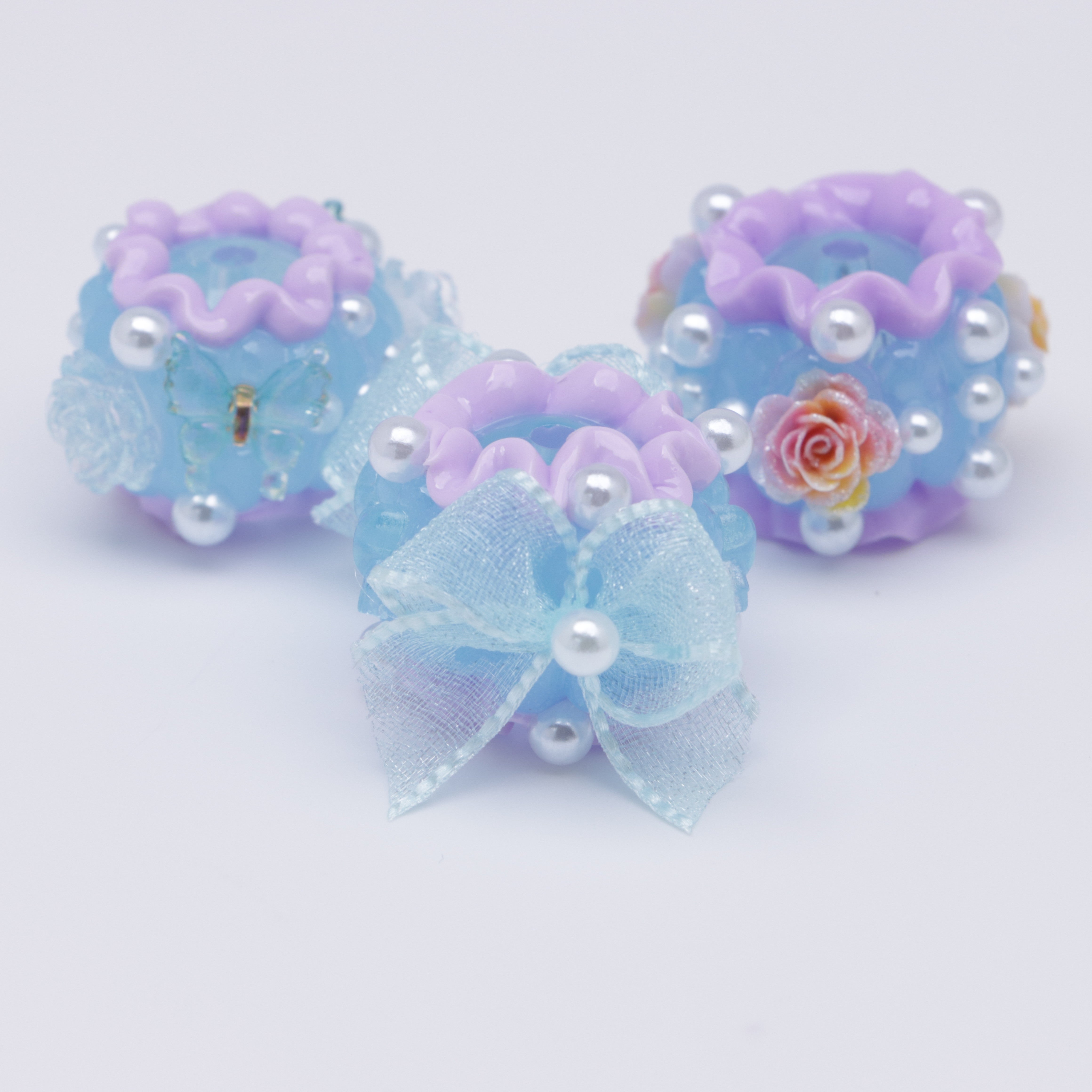 FS4978- Hand-painted Bowknot Beads