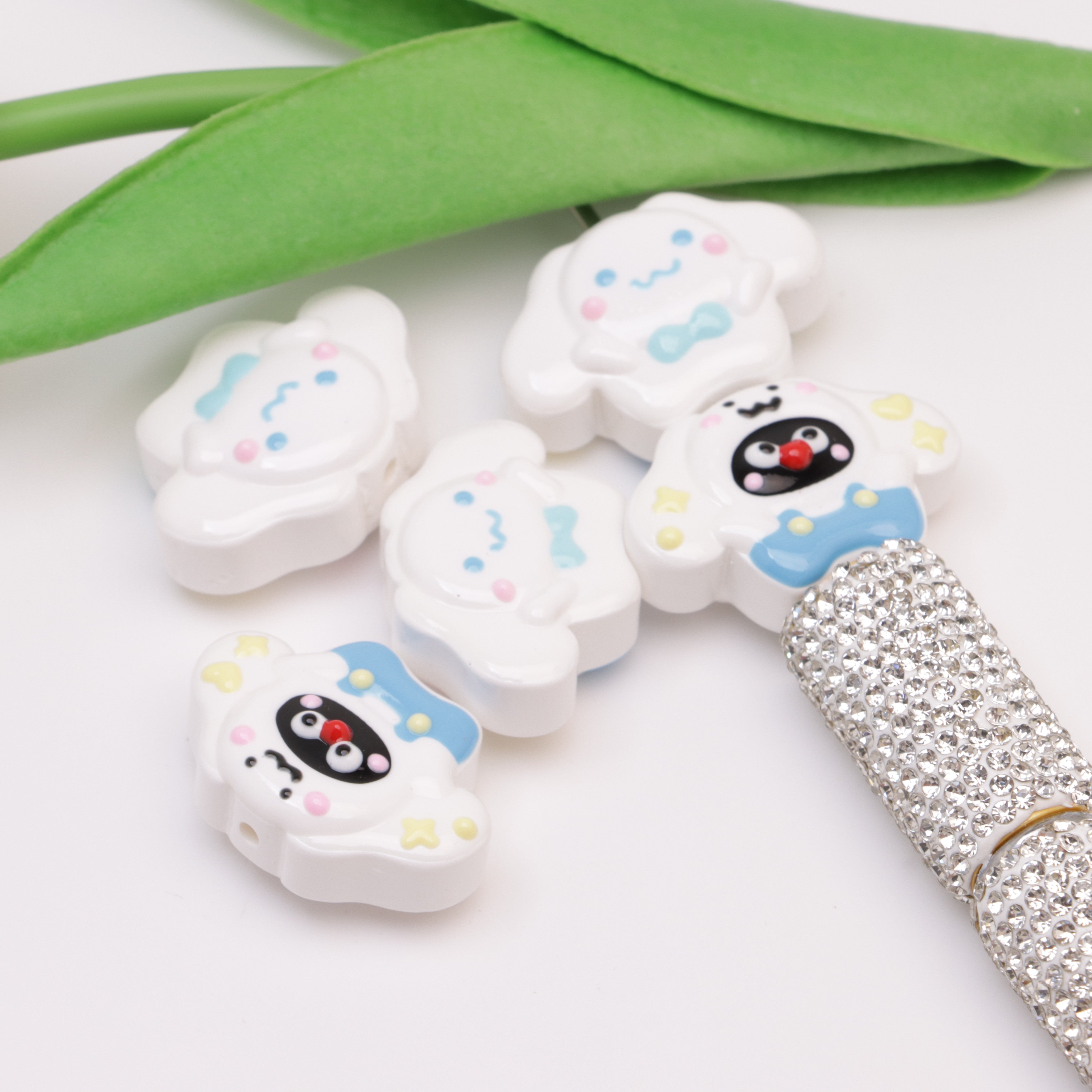 FS4507- 30*20.5mm Cinnamoroll Hand Painted Beads