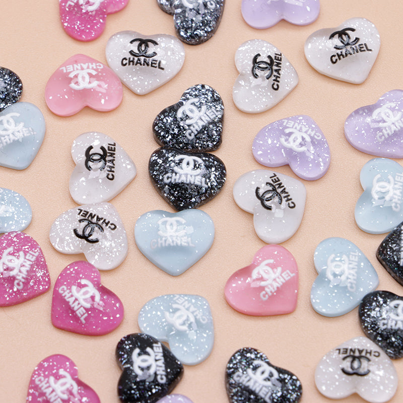 FS4183- CC Heart Charms Love Stickers Zoe's DIY Shop