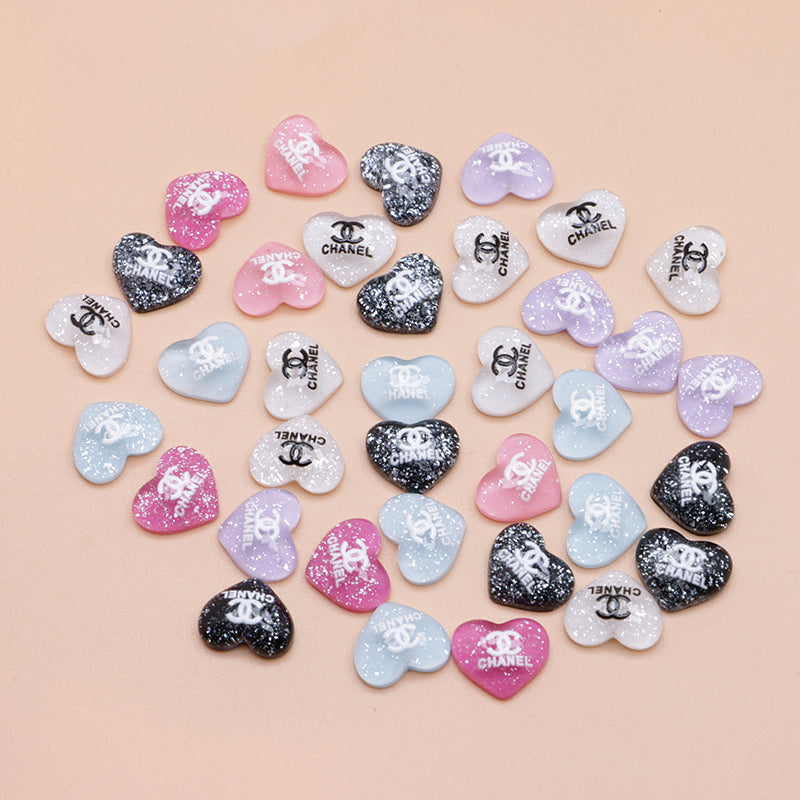 FS4183- CC Heart Charms Love Stickers Zoe's DIY Shop