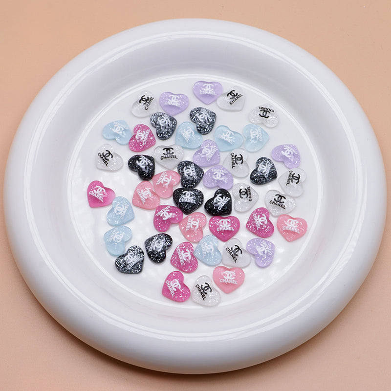 FS4183- CC Heart Charms Love Stickers Zoe's DIY Shop