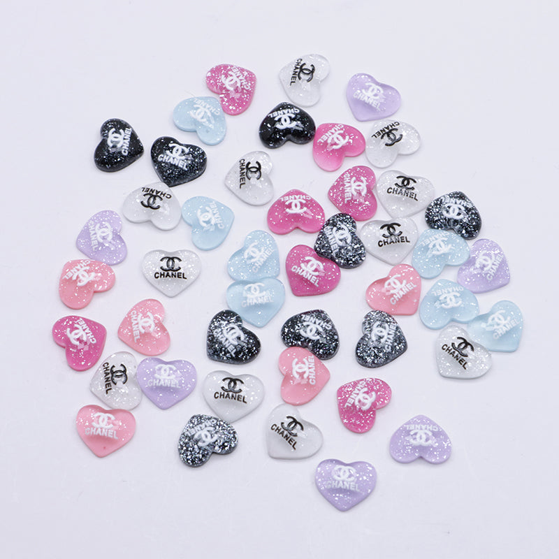 FS4183- CC Heart Charms Love Stickers Zoe's DIY Shop