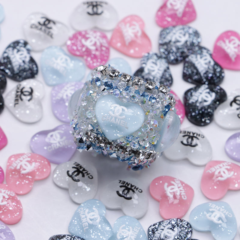FS4183- CC Heart Charms Love Stickers Zoe's DIY Shop
