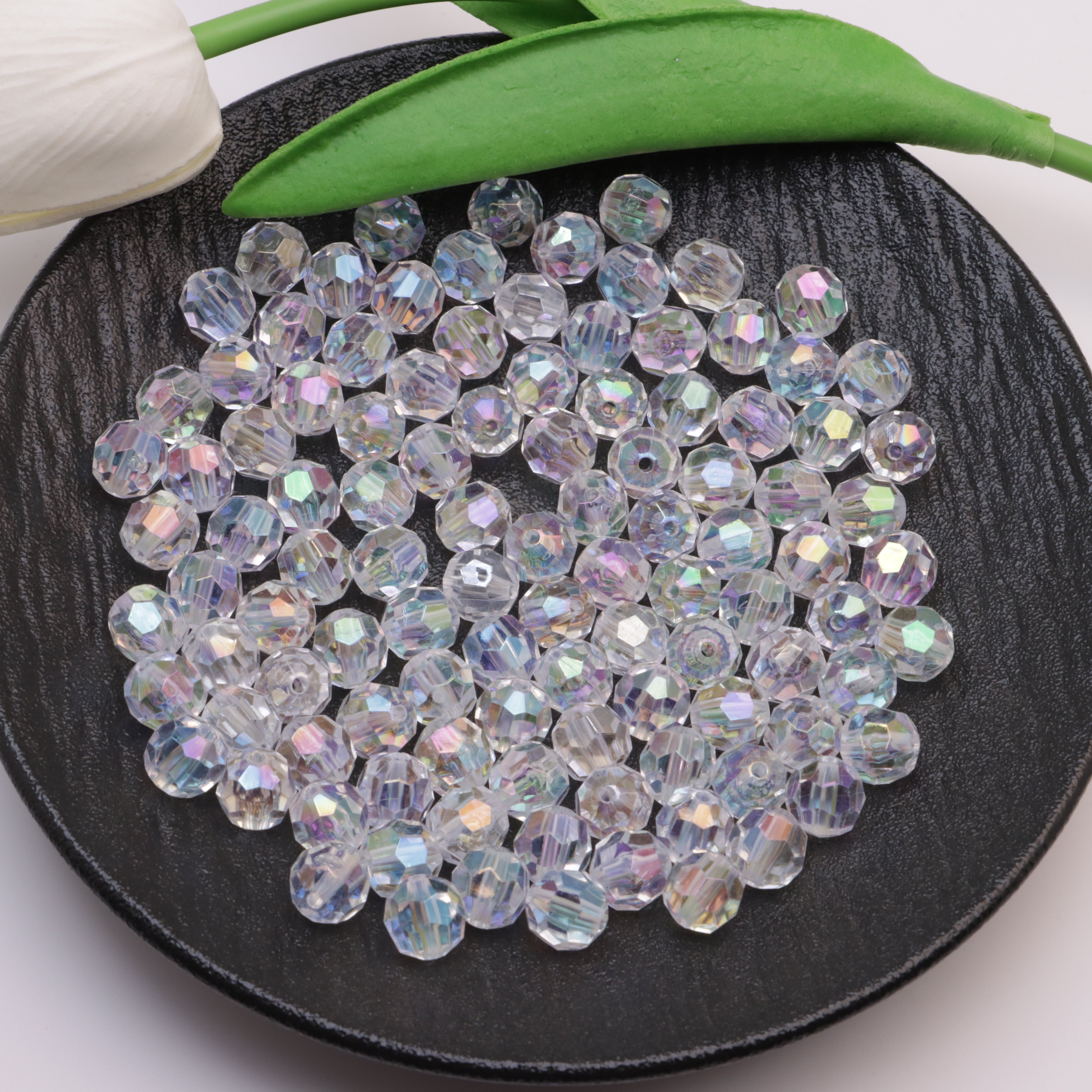 FS5406- 5.5*6mm UV Prismatic Beads (Not For Pens)