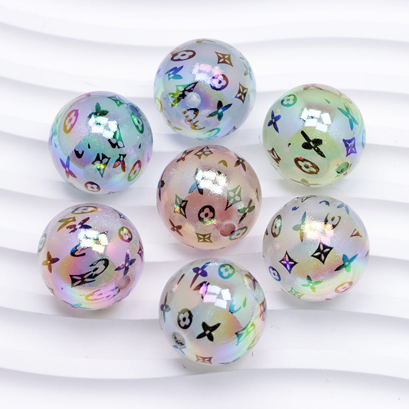 FS4309- 20mm LV Beads Luminous Glow-in-the-dark Zoe's DIY Shop