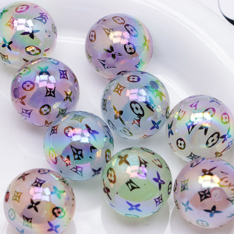 FS4309- 20mm LV Beads Luminous Glow-in-the-dark Zoe's DIY Shop
