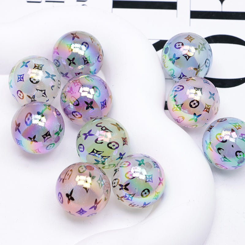 FS4309- 20mm LV Beads Luminous Glow-in-the-dark Zoe's DIY Shop