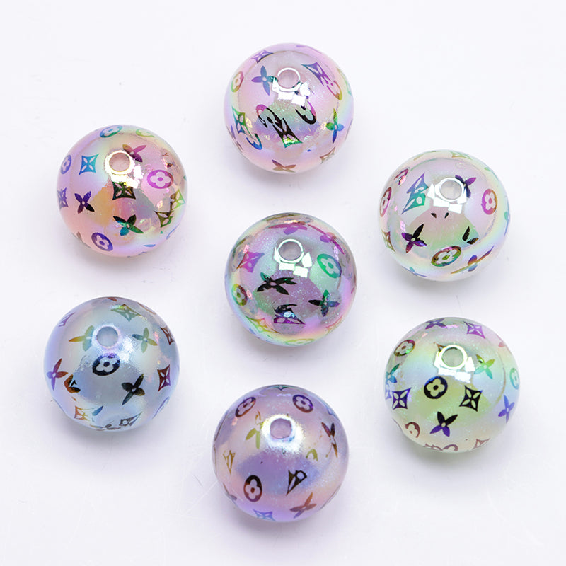 FS4309- 20mm LV Beads Luminous Glow-in-the-dark Zoe's DIY Shop